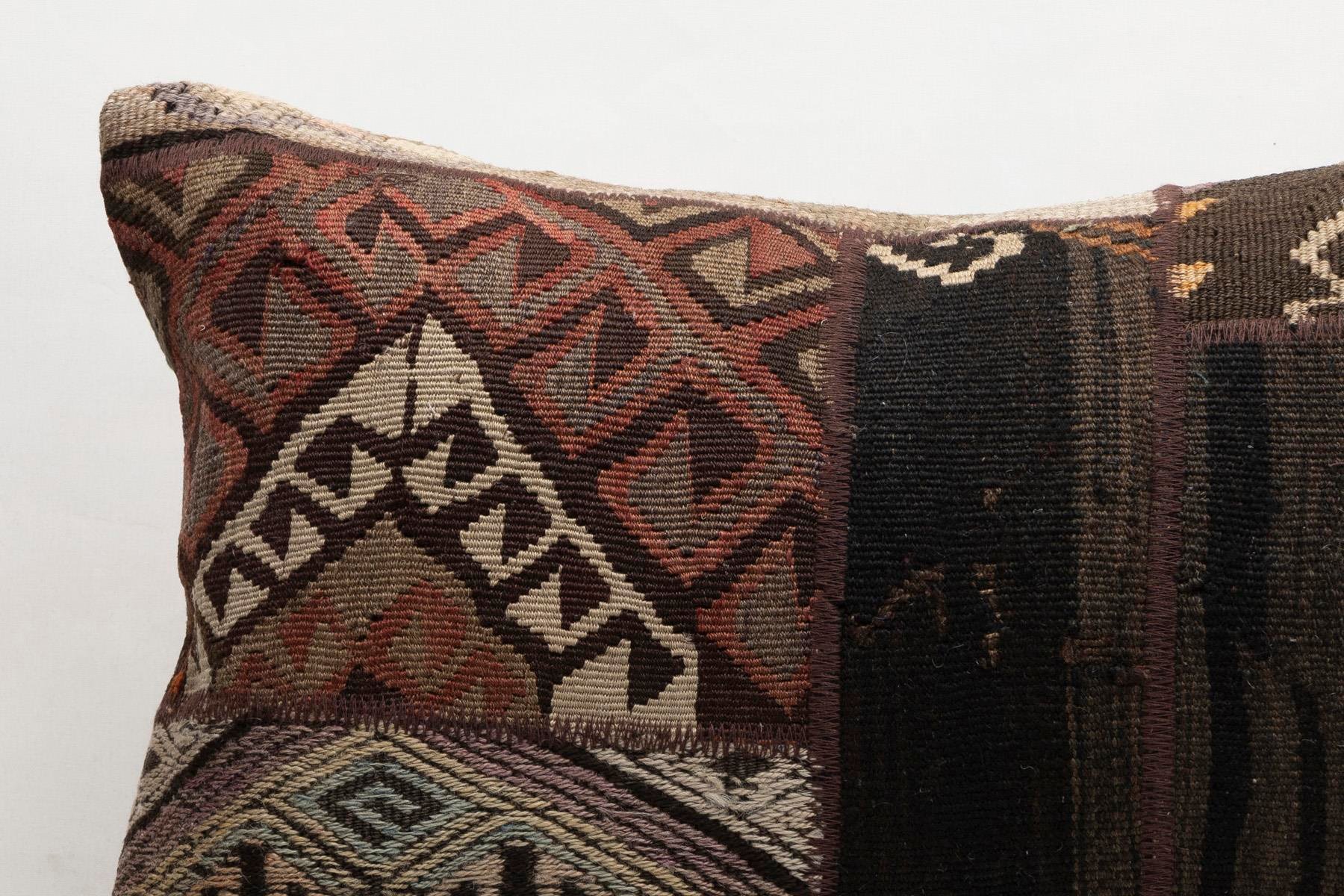16''24'' (40x60 cm) Kilim Pillows - Vintage Handmade Kilim Pillows - Vintage Handmade Kilim Rugs - It is 100% wool. Artistic and historical rugs. Old handwoven rugs.