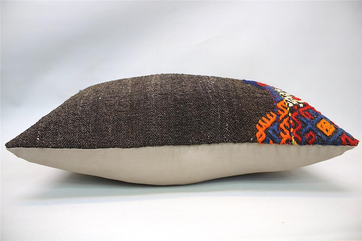 16''24'' (40x60 cm) Kilim Pillows - Vintage Handmade Kilim Pillows - Vintage Handmade Kilim Rugs - It is 100% wool. Artistic and historical rugs. Old handwoven rugs.