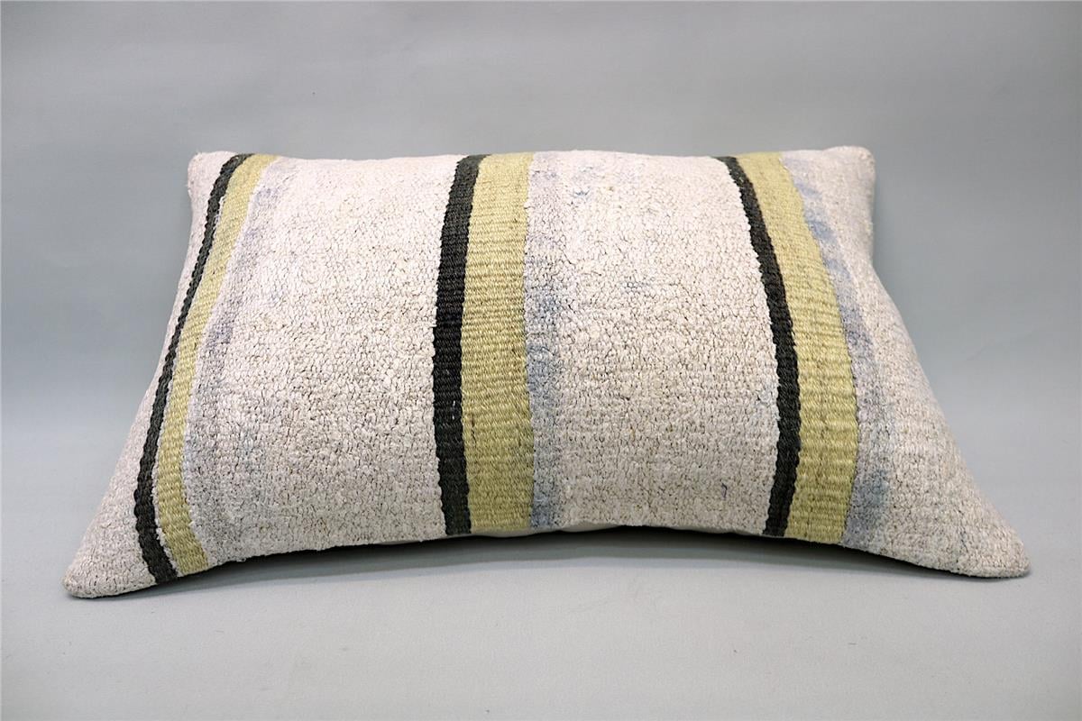 16''24'' (40x60 cm) Kilim Pillows - Vintage Handmade Kilim Pillows - Vintage Handmade Kilim Rugs - It is 100% wool. Artistic and historical rugs. Old handwoven rugs.