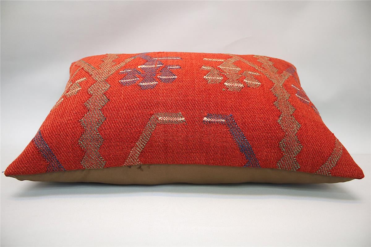 16''24'' (40x60 cm) Kilim Pillows - Vintage Handmade Kilim Pillows - Vintage Handmade Kilim Rugs - It is 100% wool. Artistic and historical rugs. Old handwoven rugs.