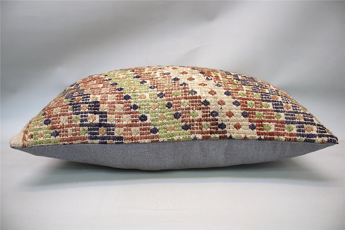 16''24'' (40x60 cm) Kilim Pillows - Vintage Handmade Kilim Pillows - Vintage Handmade Kilim Rugs - It is 100% wool. Artistic and historical rugs. Old handwoven rugs.