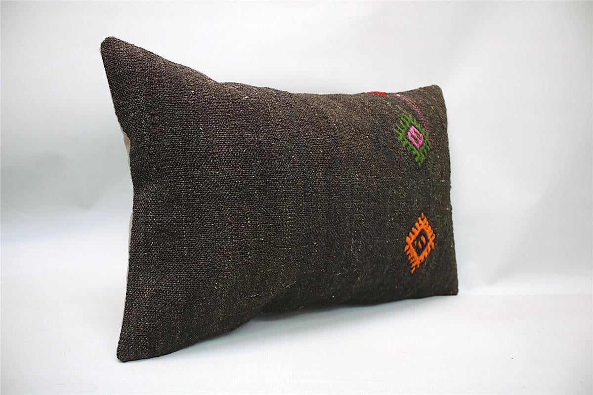 16''24'' (40x60 cm) Kilim Pillows - Vintage Handmade Kilim Pillows - Vintage Handmade Kilim Rugs - It is 100% wool. Artistic and historical rugs. Old handwoven rugs.