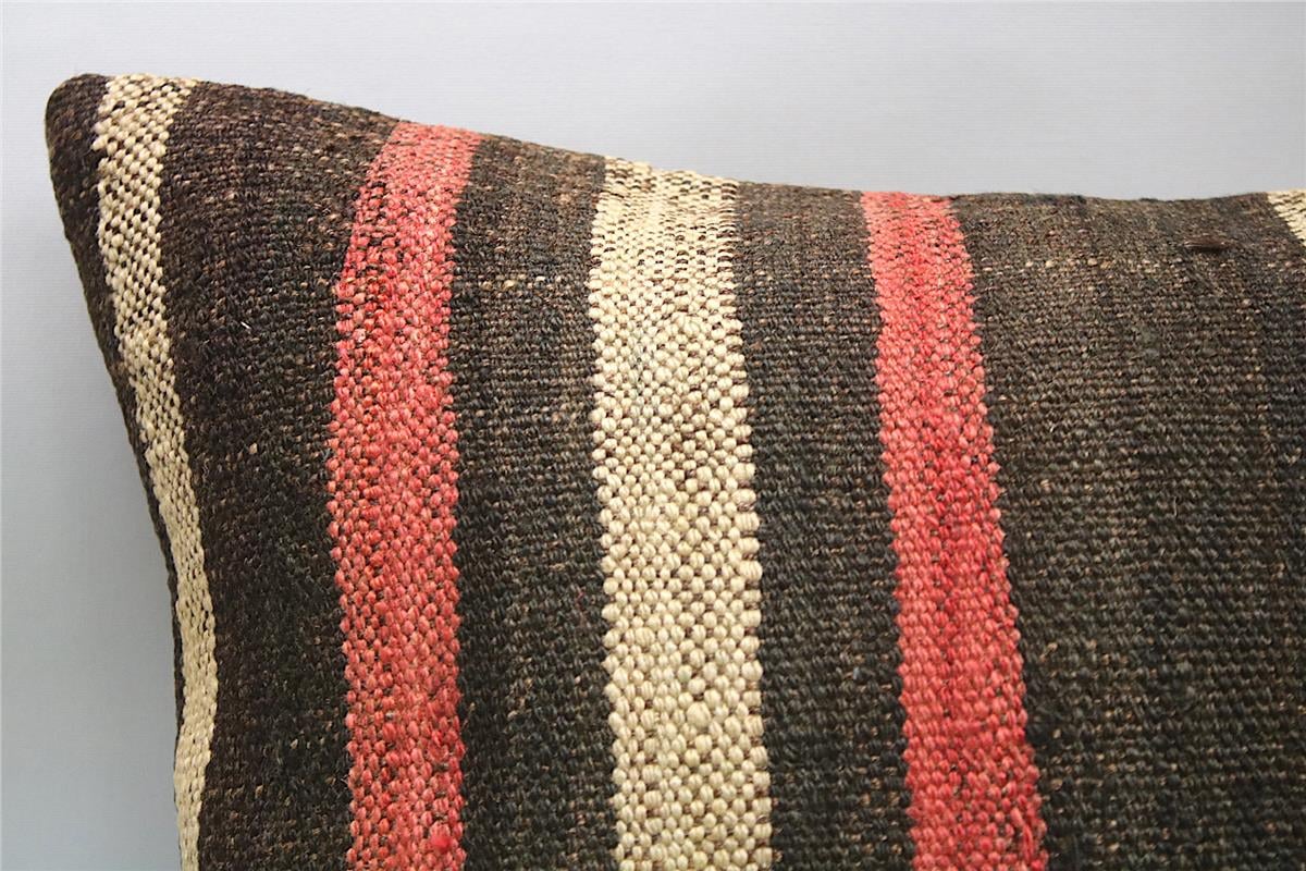16''24'' (40x60 cm) Kilim Pillows - Vintage Handmade Kilim Pillows - Vintage Handmade Kilim Rugs - It is 100% wool. Artistic and historical rugs. Old handwoven rugs.