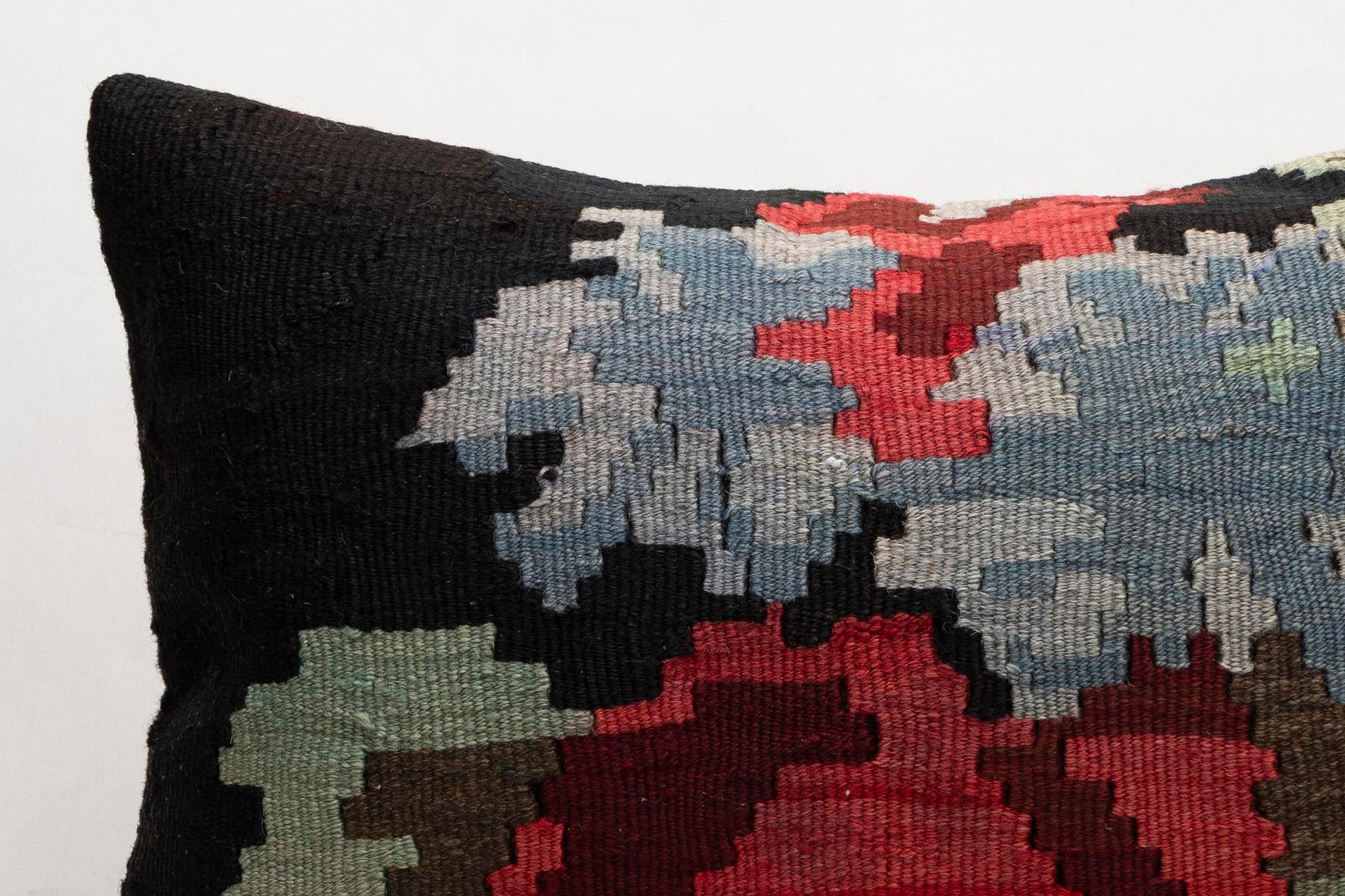 16''24'' (40x60 cm) Kilim Pillows - Vintage Handmade Kilim Pillows - Vintage Handmade Kilim Rugs - It is 100% wool. Artistic and historical rugs. Old handwoven rugs.