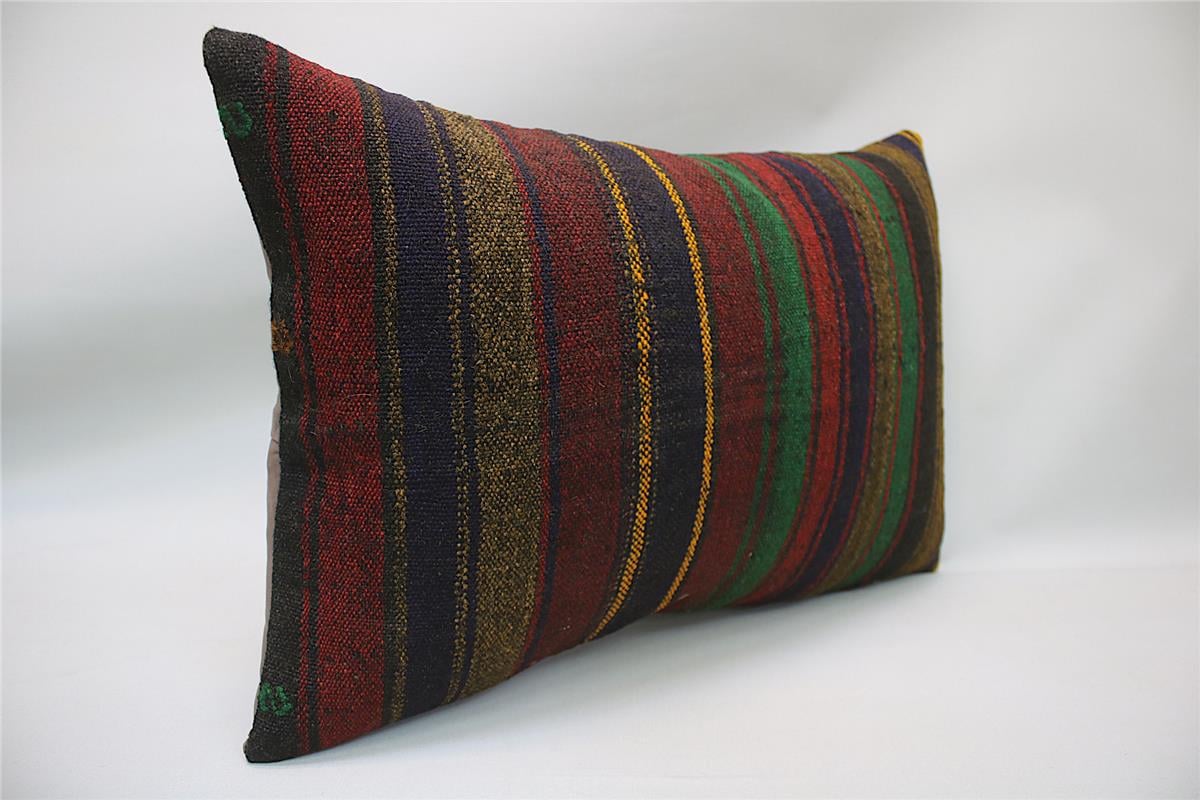 16''24'' (40x60 cm) Kilim Pillows - Vintage Handmade Kilim Pillows - Vintage Handmade Kilim Rugs - It is 100% wool. Artistic and historical rugs. Old handwoven rugs.