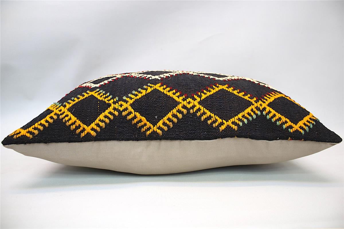 16''24'' (40x60 cm) Kilim Pillows - Vintage Handmade Kilim Pillows - Vintage Handmade Kilim Rugs - It is 100% wool. Artistic and historical rugs. Old handwoven rugs.