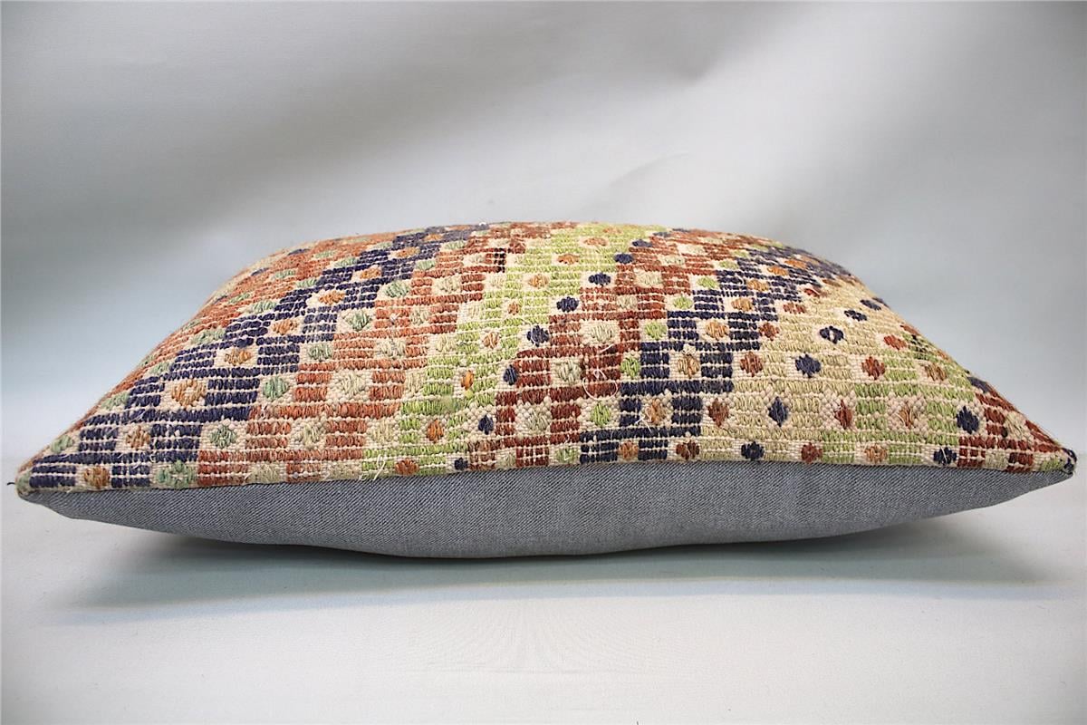 16''24'' (40x60 cm) Kilim Pillows - Vintage Handmade Kilim Pillows - Vintage Handmade Kilim Rugs - It is 100% wool. Artistic and historical rugs. Old handwoven rugs.