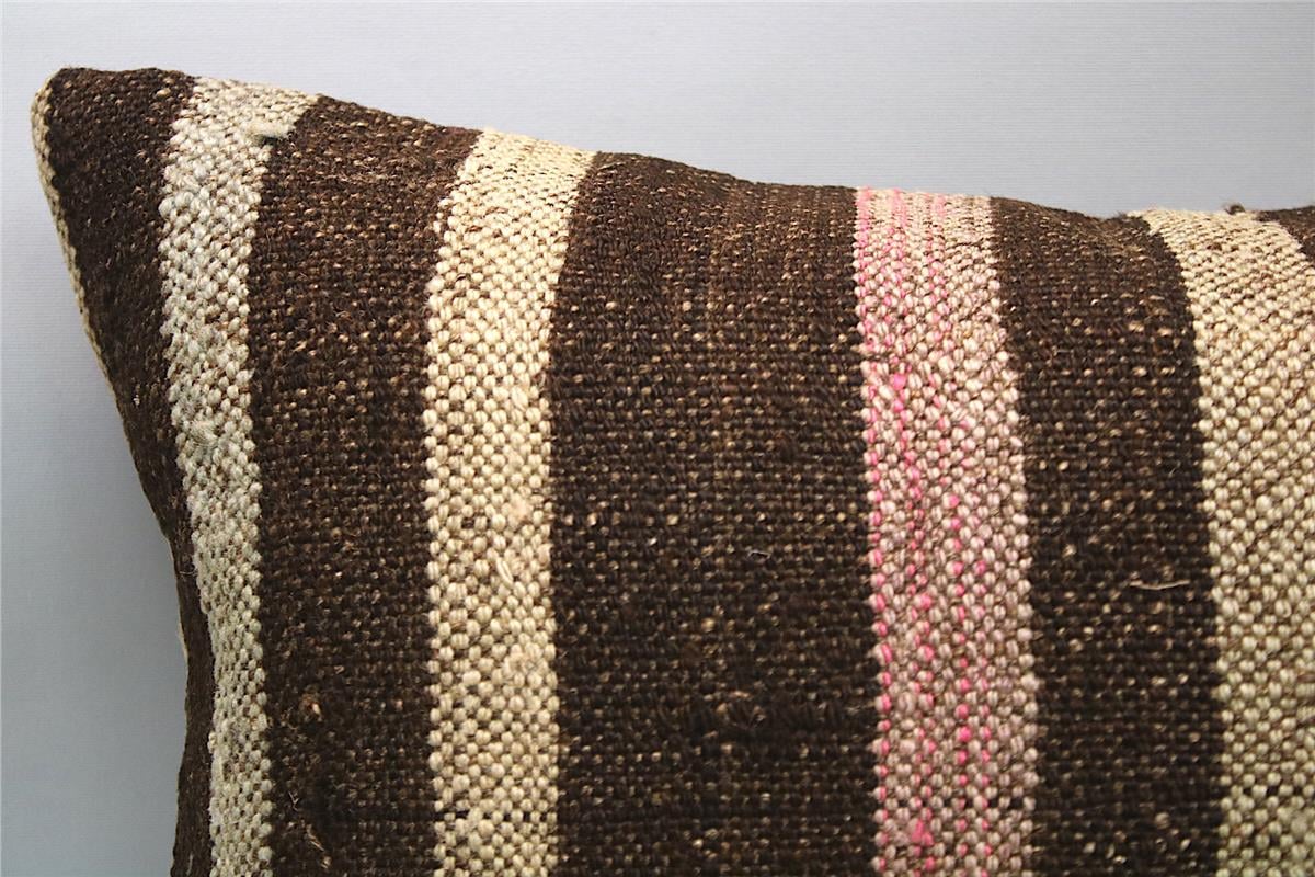 16''24'' (40x60 cm) Kilim Pillows - Vintage Handmade Kilim Pillows - Vintage Handmade Kilim Rugs - It is 100% wool. Artistic and historical rugs. Old handwoven rugs.