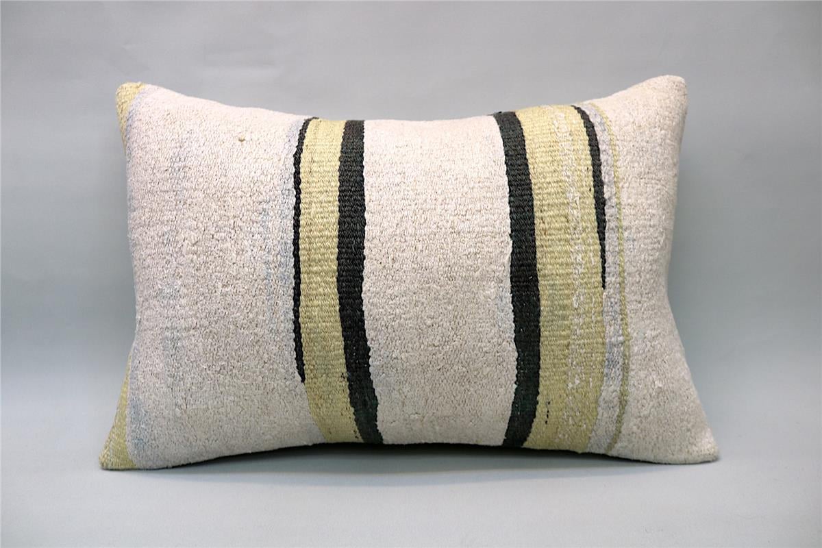 16''24'' (40x60 cm) Kilim Pillows - Vintage Handmade Kilim Pillows - Vintage Handmade Kilim Rugs - It is 100% wool. Artistic and historical rugs. Old handwoven rugs.