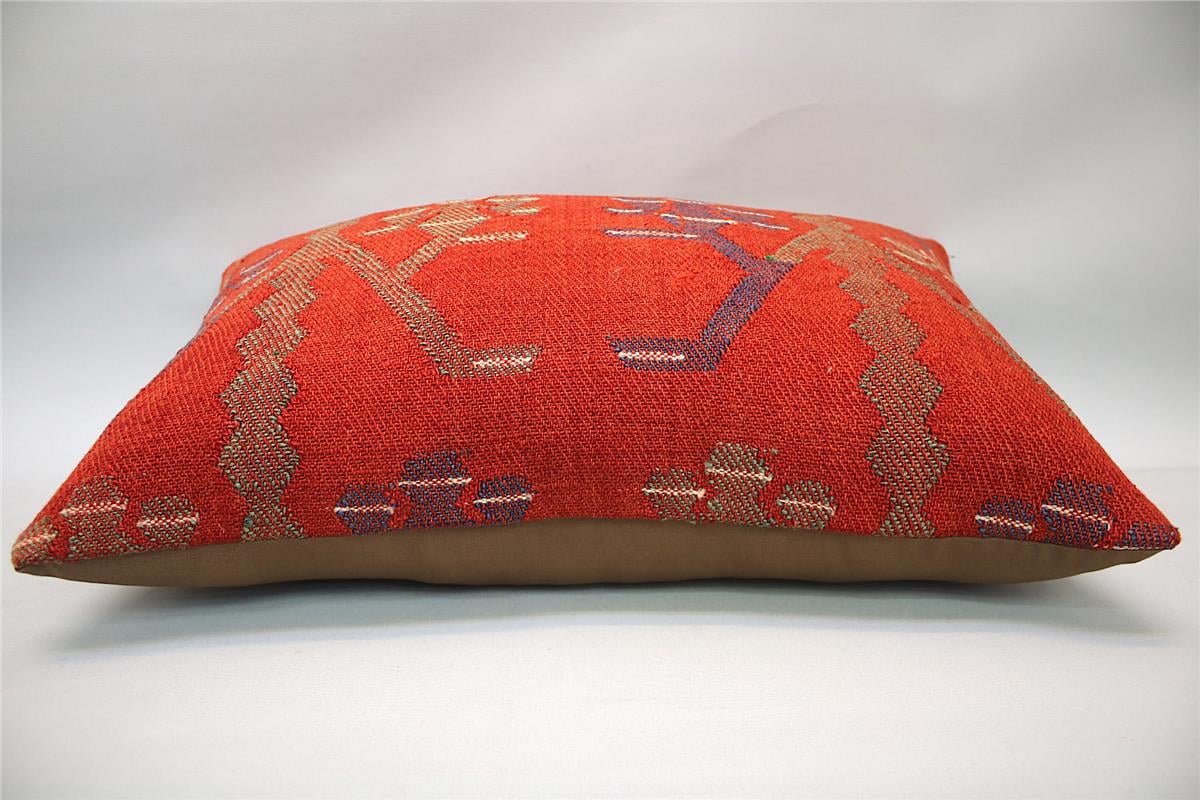 16''24'' (40x60 cm) Kilim Pillows - Vintage Handmade Kilim Pillows - Vintage Handmade Kilim Rugs - It is 100% wool. Artistic and historical rugs. Old handwoven rugs.