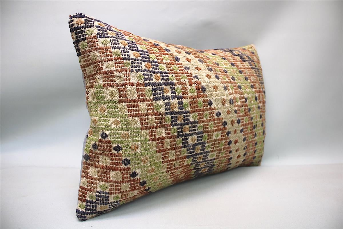 16''24'' (40x60 cm) Kilim Pillows - Vintage Handmade Kilim Pillows - Vintage Handmade Kilim Rugs - It is 100% wool. Artistic and historical rugs. Old handwoven rugs.