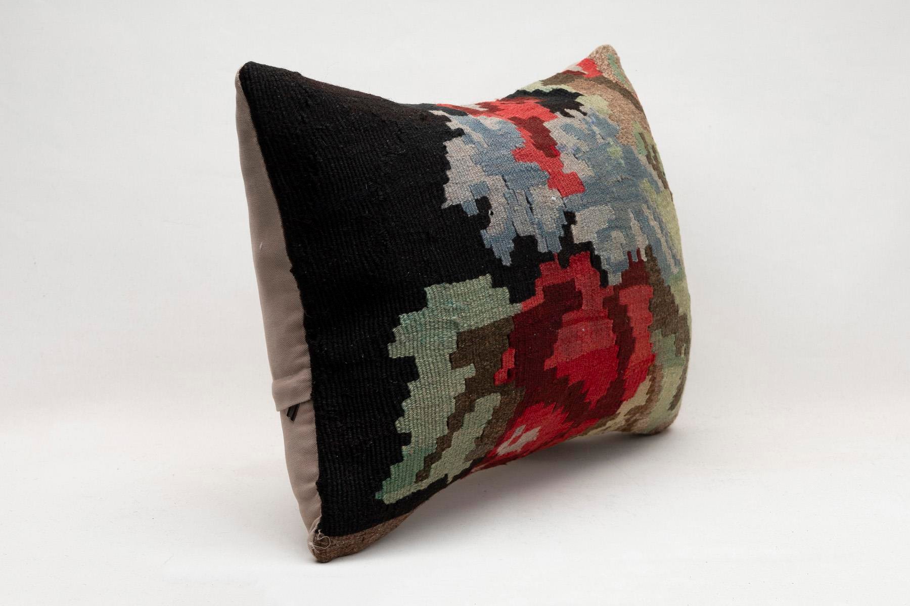 16''24'' (40x60 cm) Kilim Pillows - Vintage Handmade Kilim Pillows - Vintage Handmade Kilim Rugs - It is 100% wool. Artistic and historical rugs. Old handwoven rugs.