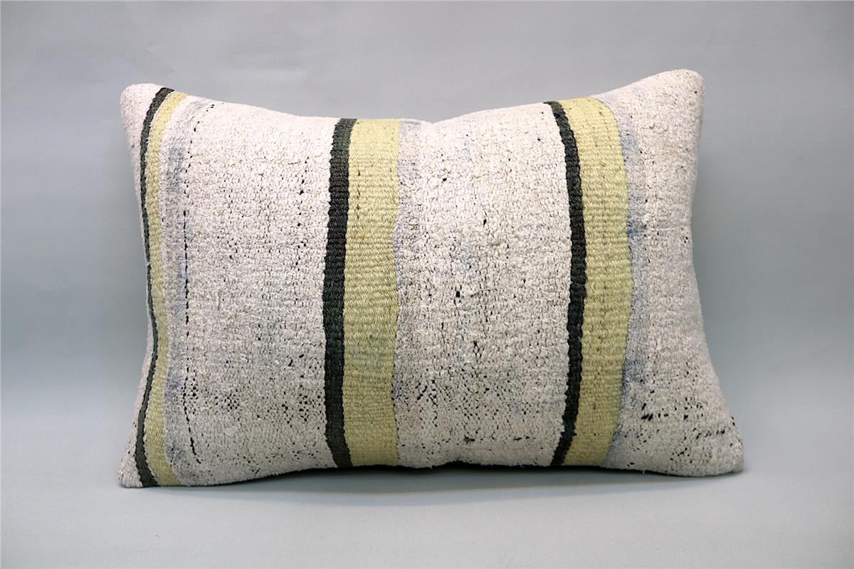 16''24'' (40x60 cm) Kilim Pillows - Vintage Handmade Kilim Pillows - Vintage Handmade Kilim Rugs - It is 100% wool. Artistic and historical rugs. Old handwoven rugs.