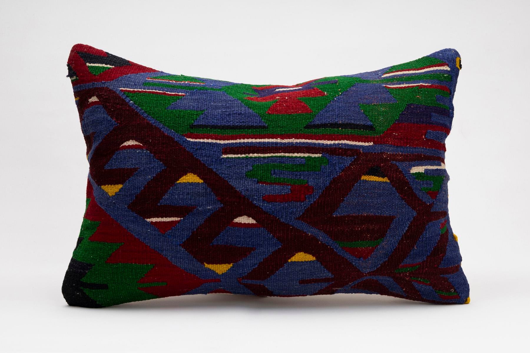 16''24'' (40x60 cm) Kilim Pillows - Vintage Handmade Kilim Pillows - Vintage Handmade Kilim Rugs - It is 100% wool. Artistic and historical rugs. Old handwoven rugs.
