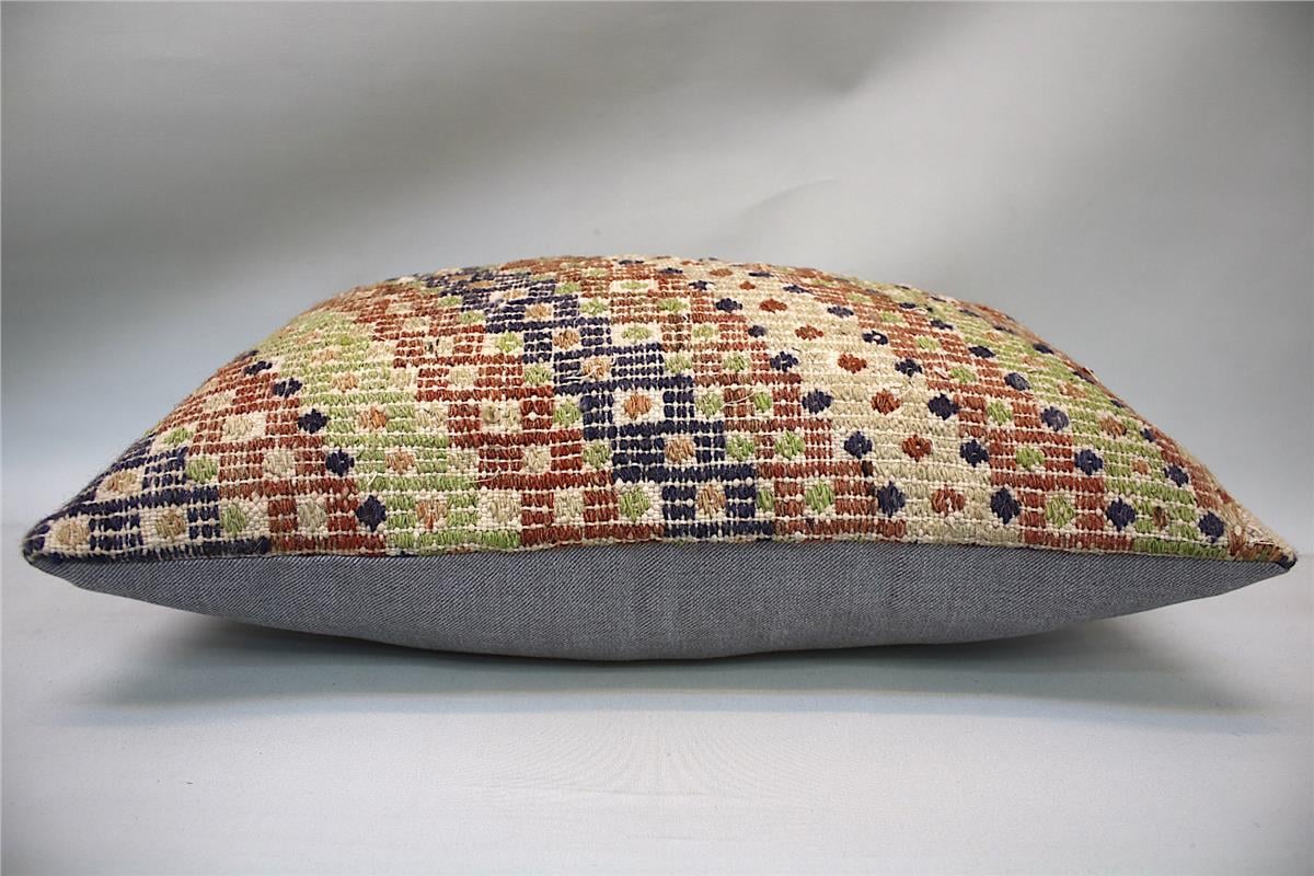 16''24'' (40x60 cm) Kilim Pillows - Vintage Handmade Kilim Pillows - Vintage Handmade Kilim Rugs - It is 100% wool. Artistic and historical rugs. Old handwoven rugs.