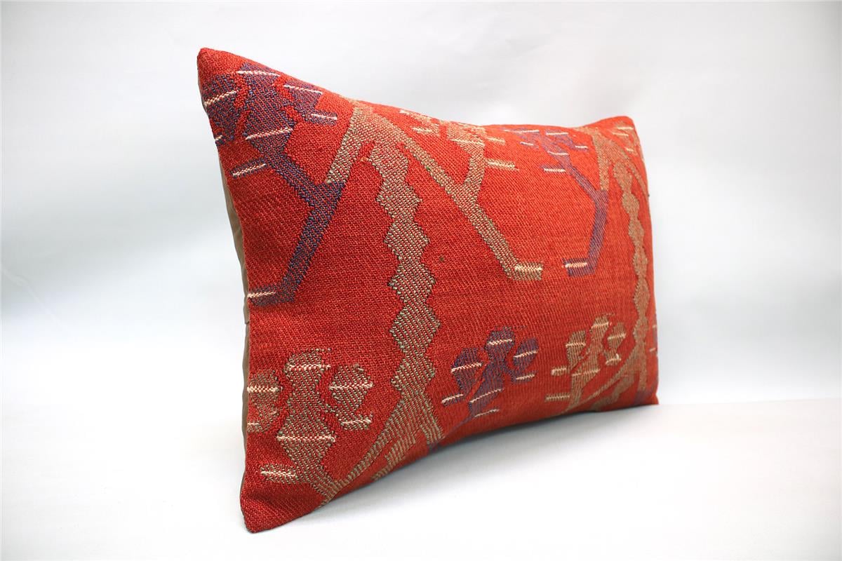 16''24'' (40x60 cm) Kilim Pillows - Vintage Handmade Kilim Pillows - Vintage Handmade Kilim Rugs - It is 100% wool. Artistic and historical rugs. Old handwoven rugs.