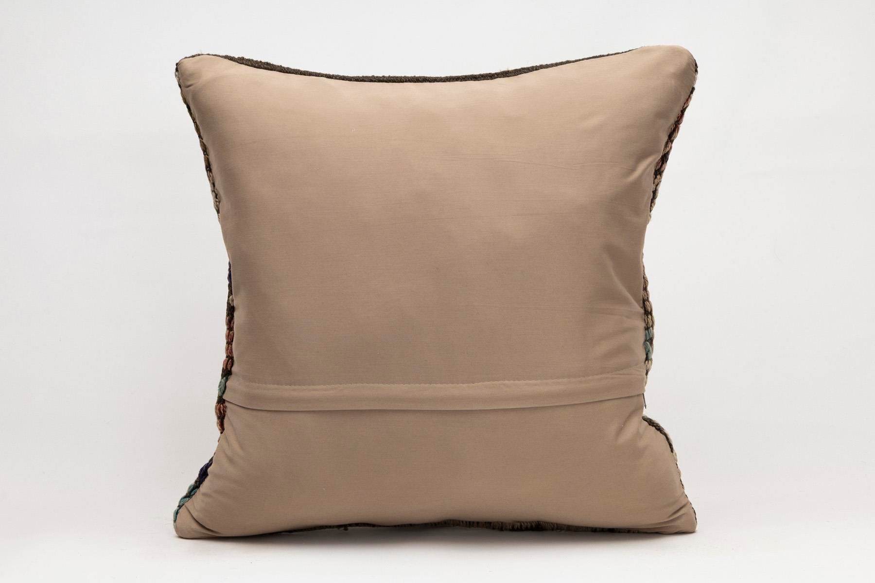 20x20 inches (50x50 cm) Kilim Pillow | KILIM WHOLESALE - Vintage Handmade Pillows - Vintage Handmade Kilim Rugs - It is 100% wool. Artistic and historical rugs. Old handwoven rugs. - Online hand woven rugs and kilim cushions sales. Shipping to a