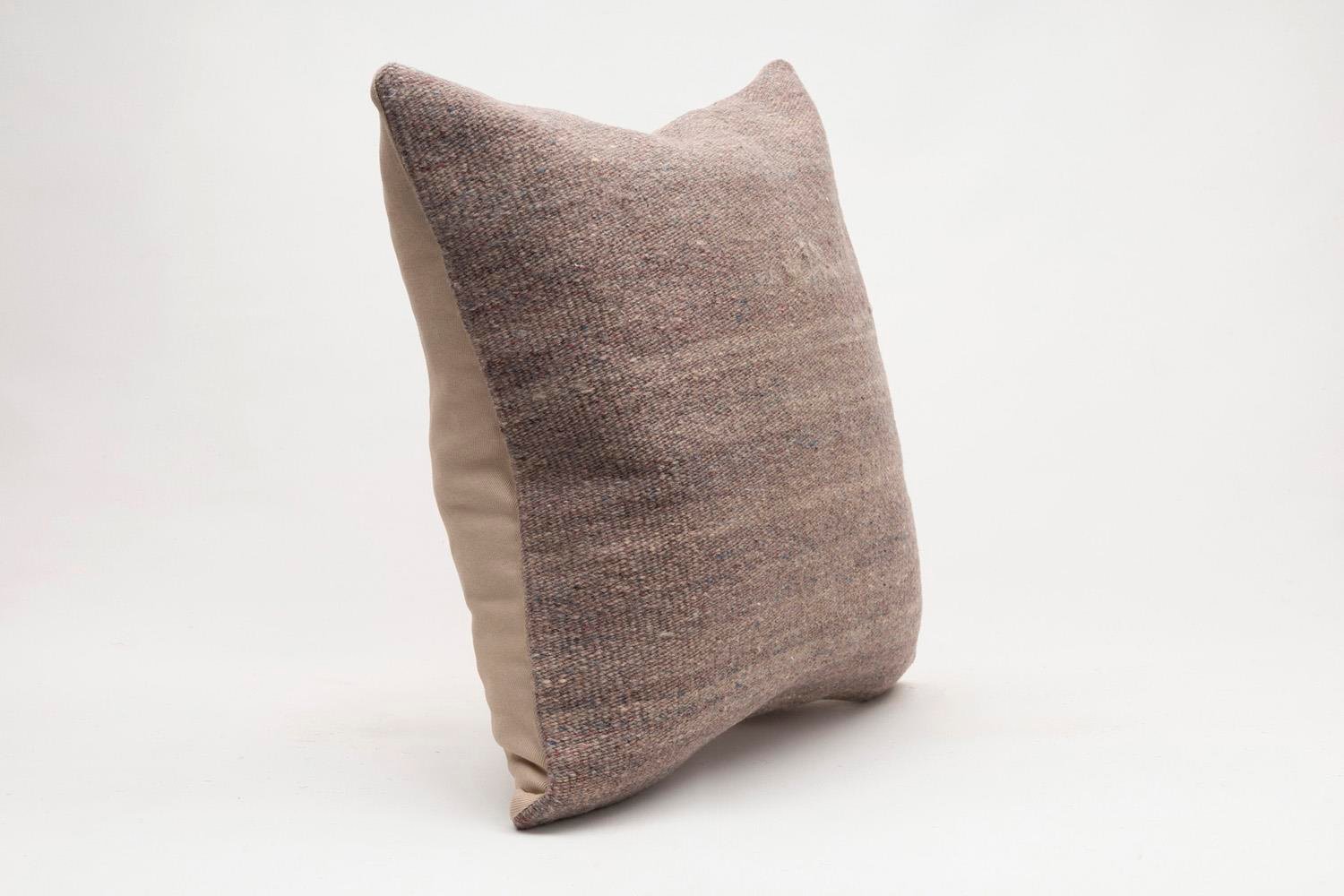 20x20 inches (50x50 cm) Kilim Pillow | KILIM WHOLESALE - Vintage Handmade Pillows - Vintage Handmade Kilim Rugs - It is 100% wool. Artistic and historical rugs. Old handwoven rugs. - Online hand woven rugs and kilim cushions sales. Shipping to a