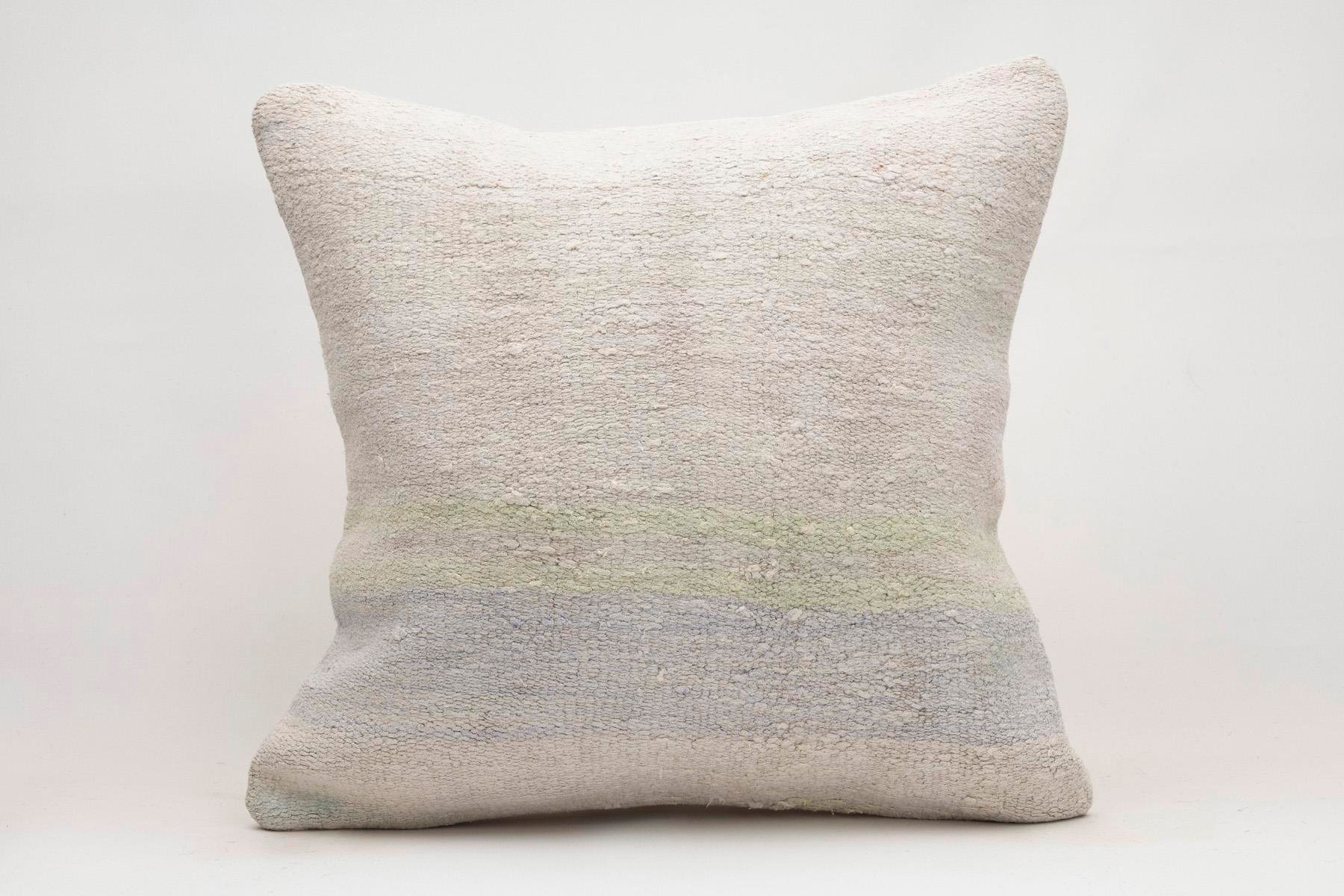 20x20 inches (50x50 cm) Kilim Pillow | KILIM WHOLESALE - Vintage Handmade Pillows - Vintage Handmade Kilim Rugs - It is 100% wool. Artistic and historical rugs. Old handwoven rugs. - Online hand woven rugs and kilim cushions sales. Shipping to a