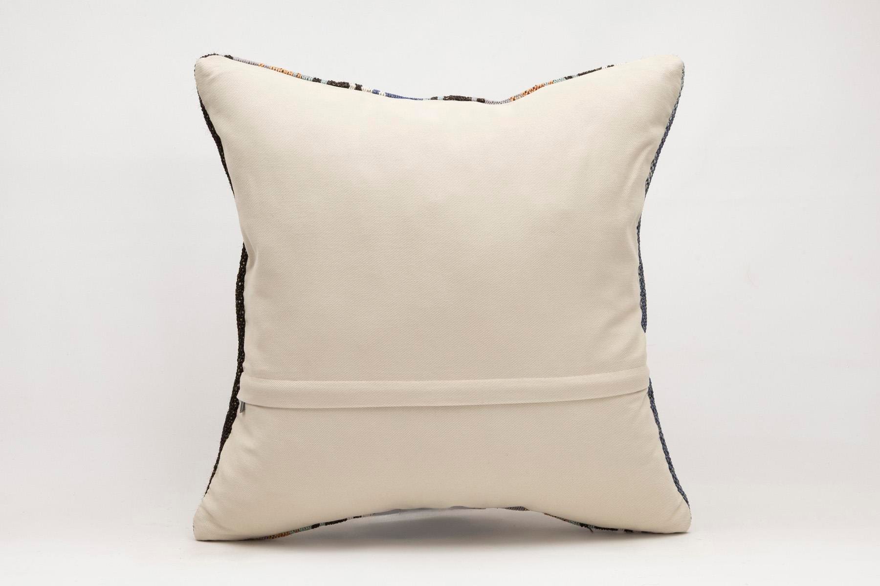 20x20 inches (50x50 cm) Kilim Pillow | KILIM WHOLESALE - Vintage Handmade Pillows - Vintage Handmade Kilim Rugs - It is 100% wool. Artistic and historical rugs. Old handwoven rugs. - Online hand woven rugs and kilim cushions sales. Shipping to a