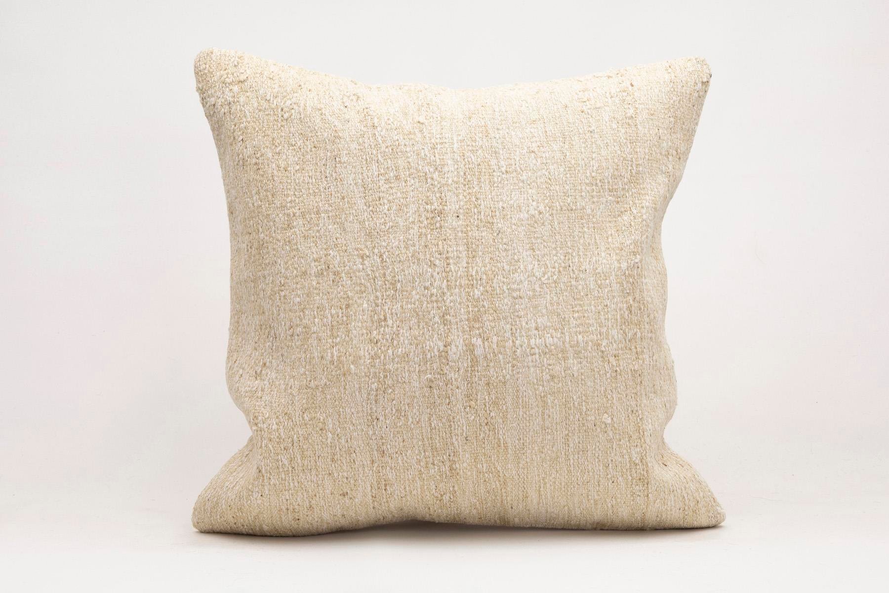 20x20 inches (50x50 cm) Kilim Pillow | KILIM WHOLESALE - Vintage Handmade Pillows - Vintage Handmade Kilim Rugs - It is 100% wool. Artistic and historical rugs. Old handwoven rugs. - Online hand woven rugs and kilim cushions sales. Shipping to a