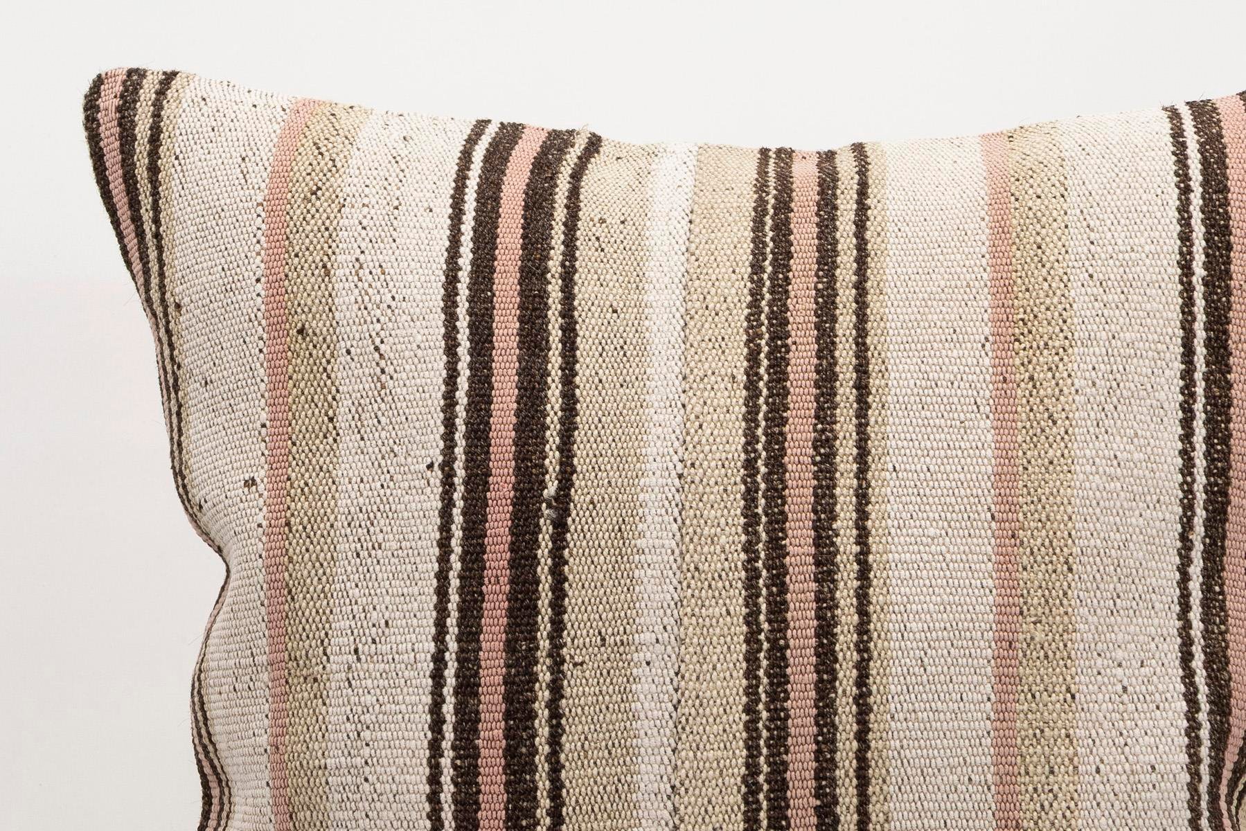 20x20 inches (50x50 cm) Kilim Pillow | KILIM WHOLESALE - Vintage Handmade Pillows - Vintage Handmade Kilim Rugs - It is 100% wool. Artistic and historical rugs. Old handwoven rugs. - Online hand woven rugs and kilim cushions sales. Shipping to a