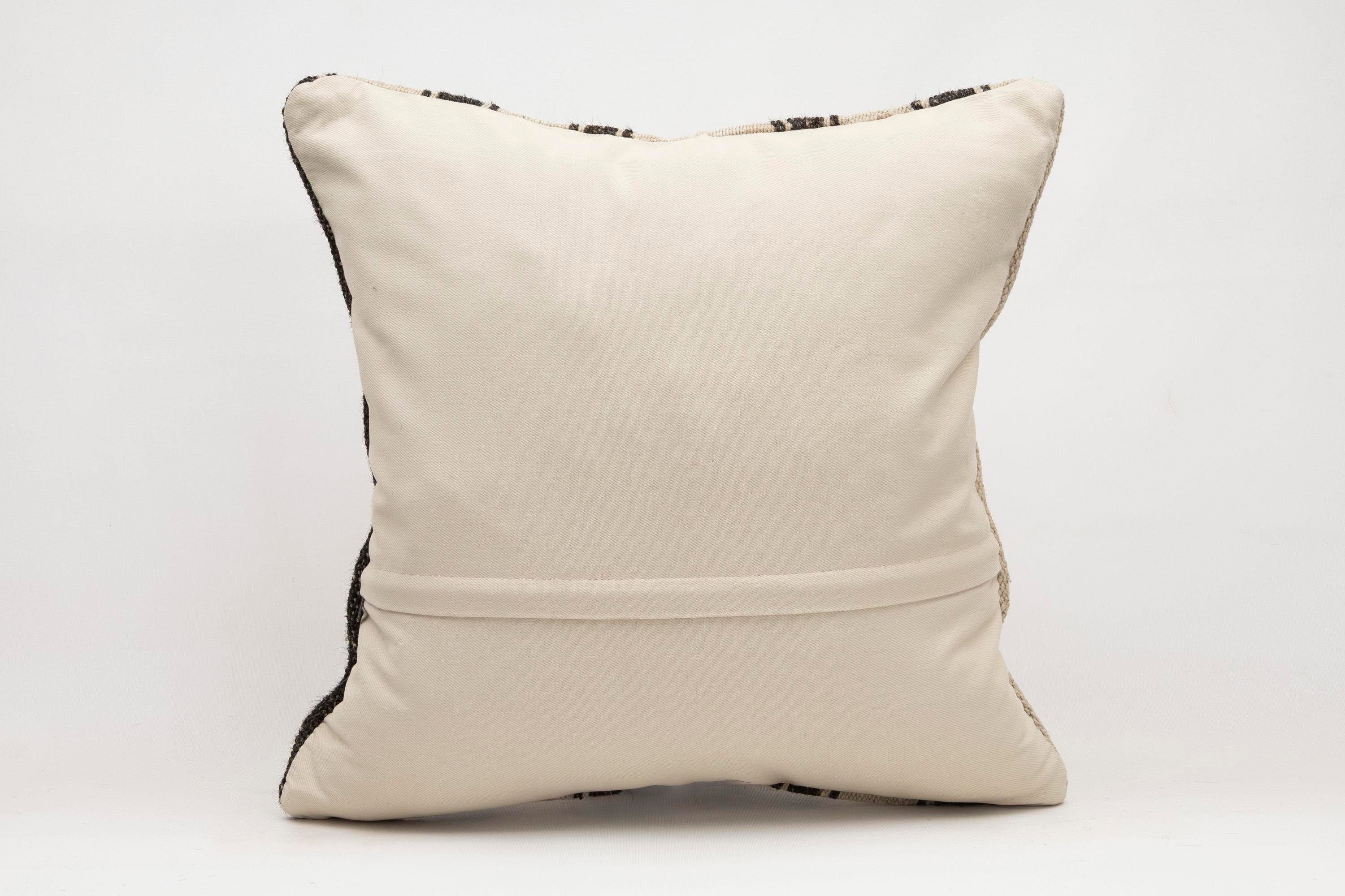 20x20 inches (50x50 cm) Kilim Pillow | KILIM WHOLESALE - Vintage Handmade Pillows - Vintage Handmade Kilim Rugs - It is 100% wool. Artistic and historical rugs. Old handwoven rugs. - Online hand woven rugs and kilim cushions sales. Shipping to a