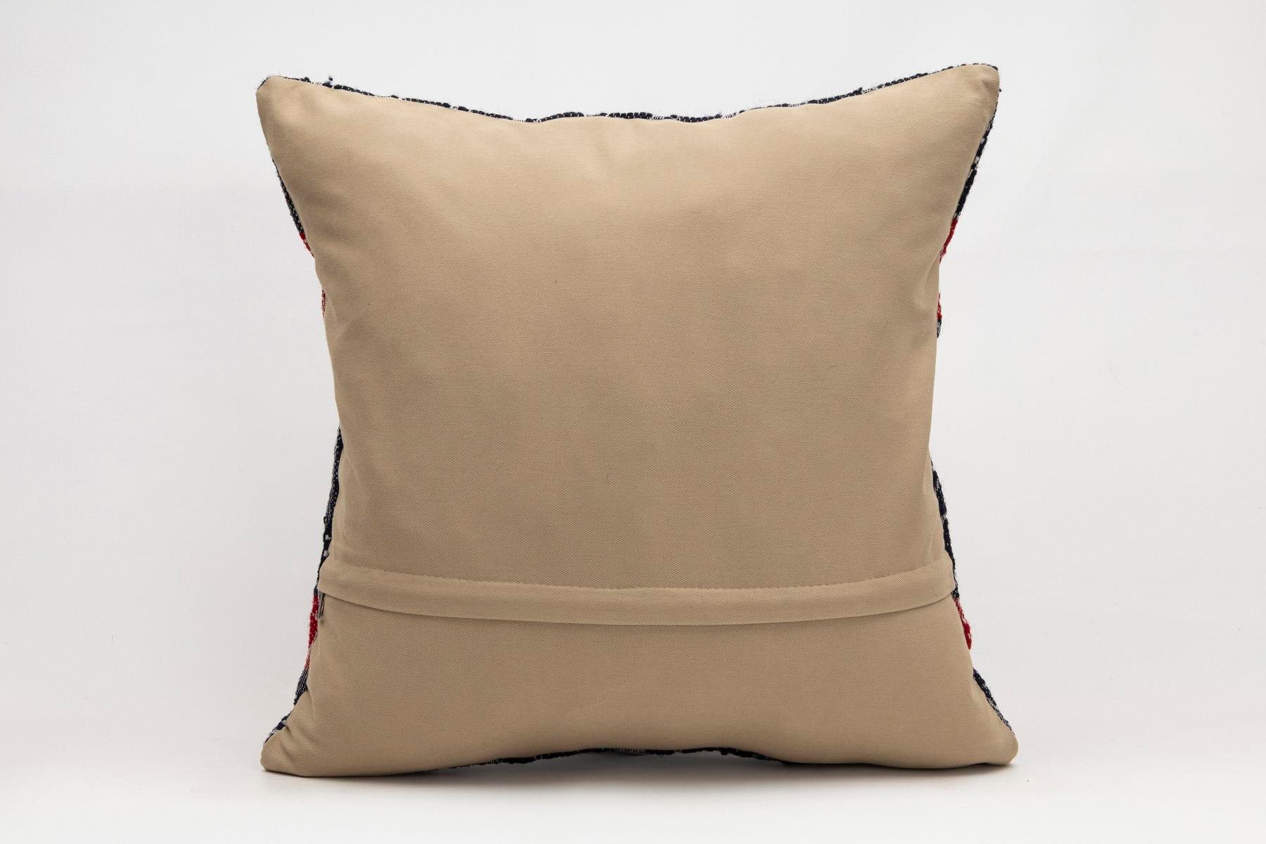 20x20 inches (50x50 cm) Kilim Pillow | KILIM WHOLESALE - Vintage Handmade Pillows - Vintage Handmade Kilim Rugs - It is 100% wool. Artistic and historical rugs. Old handwoven rugs. - Online hand woven rugs and kilim cushions sales. Shipping to a