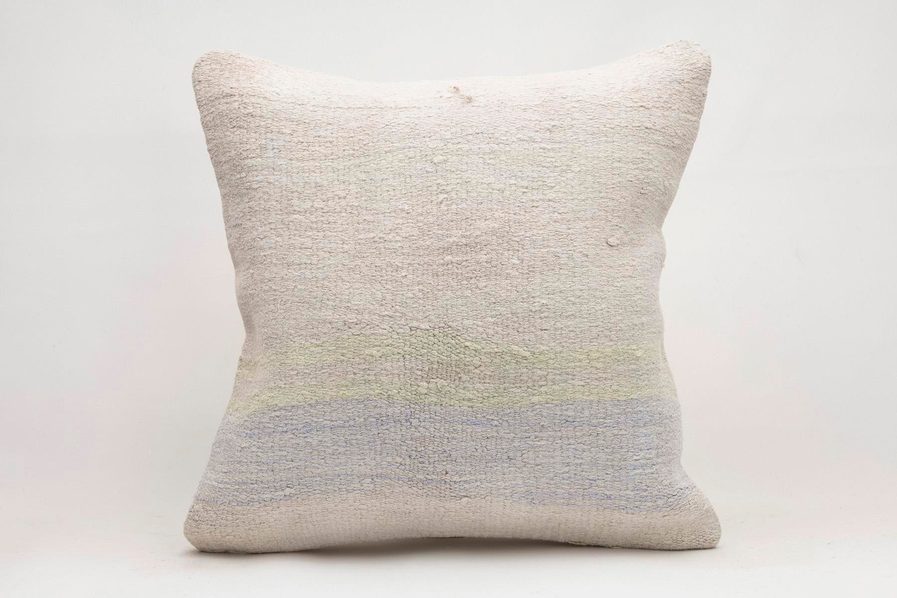 20x20 inches (50x50 cm) Kilim Pillow | KILIM WHOLESALE - Vintage Handmade Pillows - Vintage Handmade Kilim Rugs - It is 100% wool. Artistic and historical rugs. Old handwoven rugs. - Online hand woven rugs and kilim cushions sales. Shipping to a