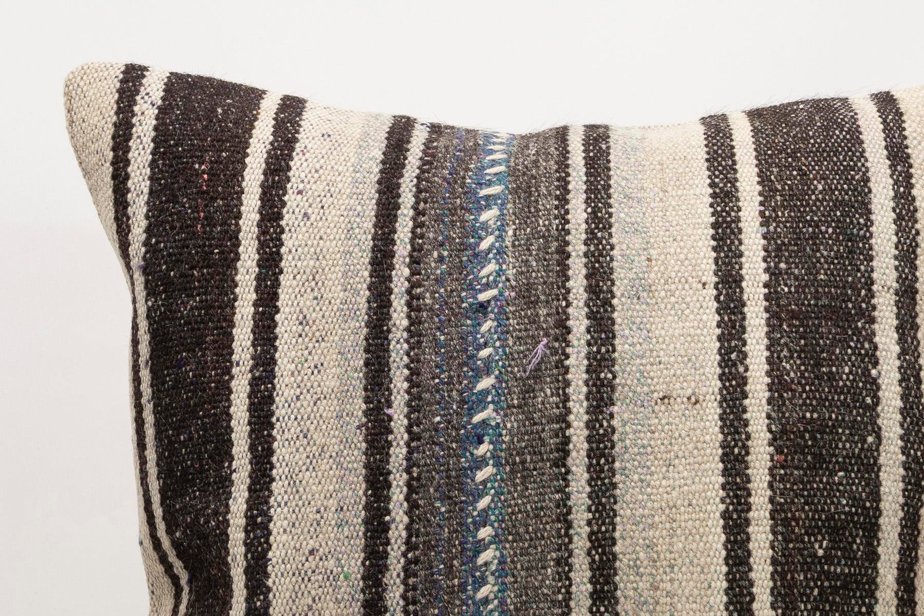 20x20 inches (50x50 cm) Kilim Pillow | KILIM WHOLESALE - Vintage Handmade Pillows - Vintage Handmade Kilim Rugs - It is 100% wool. Artistic and historical rugs. Old handwoven rugs. - Online hand woven rugs and kilim cushions sales. Shipping to a