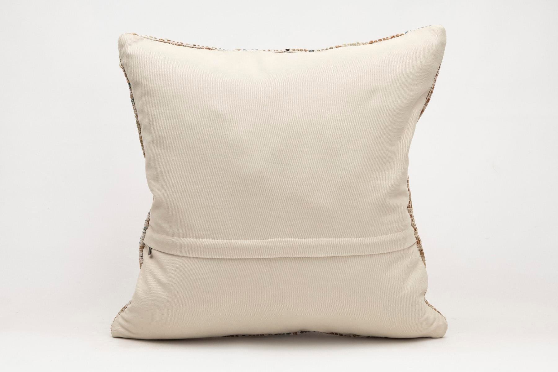 20x20 inches (50x50 cm) Kilim Pillow | KILIM WHOLESALE - Vintage Handmade Pillows - Vintage Handmade Kilim Rugs - It is 100% wool. Artistic and historical rugs. Old handwoven rugs. - Online hand woven rugs and kilim cushions sales. Shipping to a