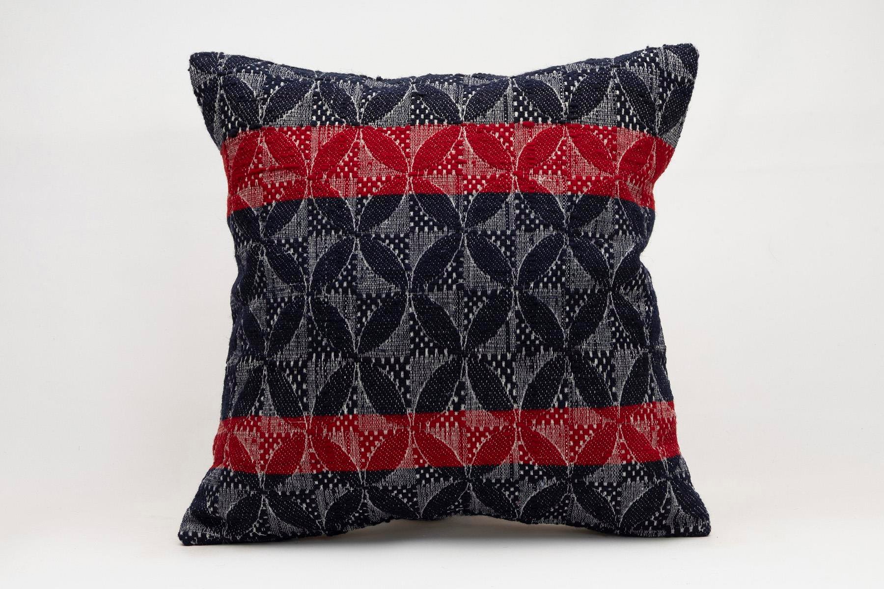 20x20 inches (50x50 cm) Kilim Pillow | KILIM WHOLESALE - Vintage Handmade Pillows - Vintage Handmade Kilim Rugs - It is 100% wool. Artistic and historical rugs. Old handwoven rugs. - Online hand woven rugs and kilim cushions sales. Shipping to a