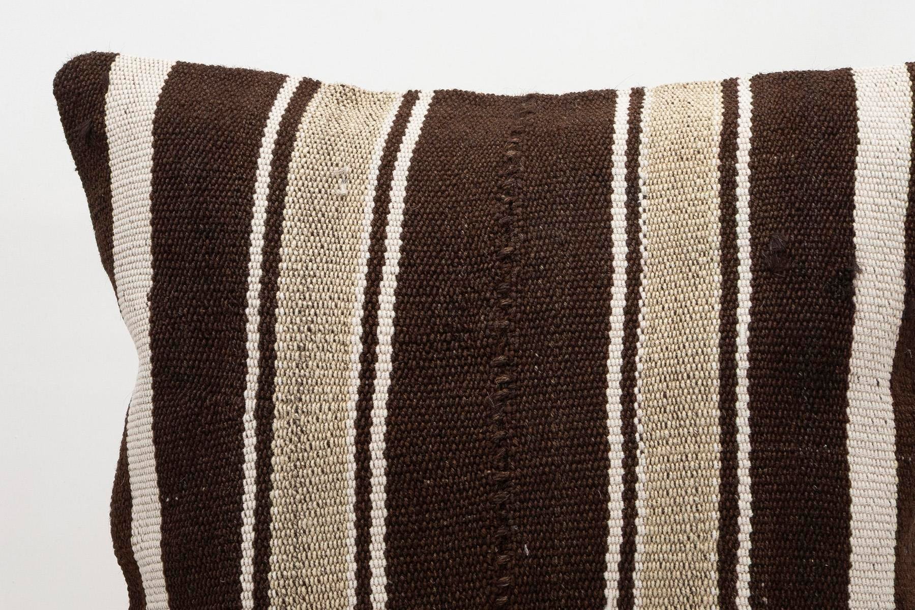 20x20 inches (50x50 cm) Kilim Pillow | KILIM WHOLESALE - Vintage Handmade Pillows - Vintage Handmade Kilim Rugs - It is 100% wool. Artistic and historical rugs. Old handwoven rugs. - Online hand woven rugs and kilim cushions sales. Shipping to a