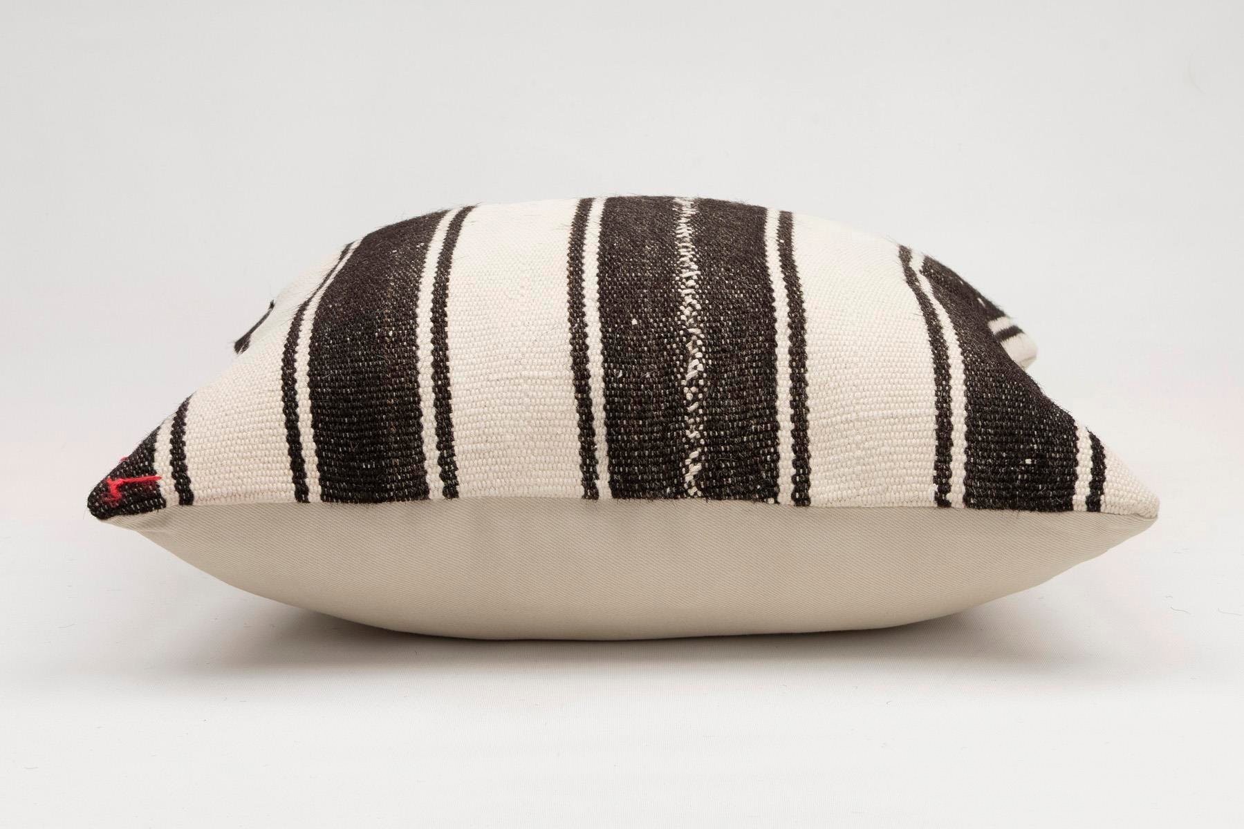 20x20 inches (50x50 cm) Kilim Pillow | KILIM WHOLESALE - Vintage Handmade Pillows - Vintage Handmade Kilim Rugs - It is 100% wool. Artistic and historical rugs. Old handwoven rugs. - Online hand woven rugs and kilim cushions sales. Shipping to a