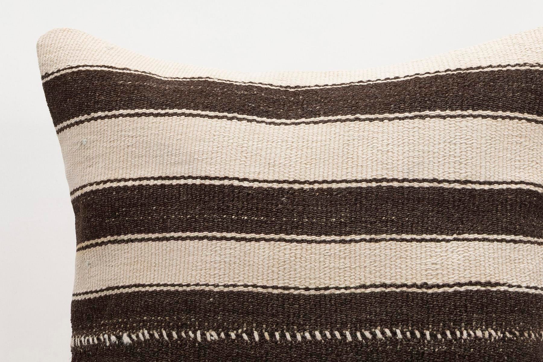 20x20 inches (50x50 cm) Kilim Pillow | KILIM WHOLESALE - Vintage Handmade Pillows - Vintage Handmade Kilim Rugs - It is 100% wool. Artistic and historical rugs. Old handwoven rugs. - Online hand woven rugs and kilim cushions sales. Shipping to a