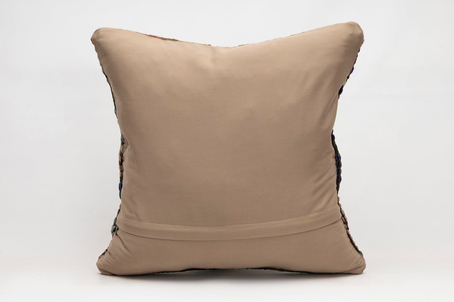 20x20 inches (50x50 cm) Kilim Pillow | KILIM WHOLESALE - Vintage Handmade Pillows - Vintage Handmade Kilim Rugs - It is 100% wool. Artistic and historical rugs. Old handwoven rugs. - Online hand woven rugs and kilim cushions sales. Shipping to a