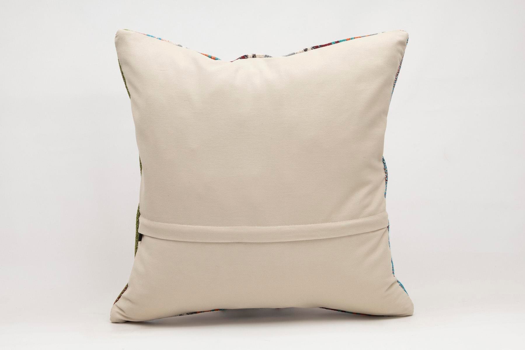 20x20 inches (50x50 cm) Kilim Pillow | KILIM WHOLESALE - Vintage Handmade Pillows - Vintage Handmade Kilim Rugs - It is 100% wool. Artistic and historical rugs. Old handwoven rugs. - Online hand woven rugs and kilim cushions sales. Shipping to a