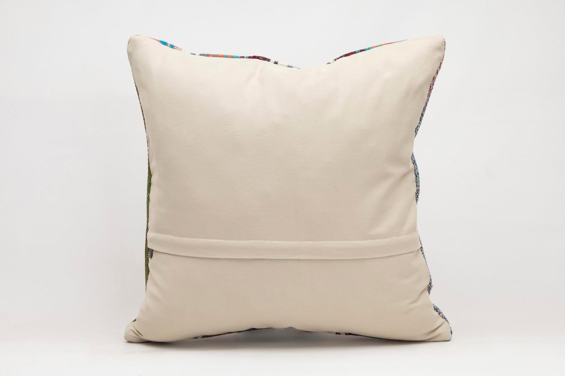 20x20 inches (50x50 cm) Kilim Pillow | KILIM WHOLESALE - Vintage Handmade Pillows - Vintage Handmade Kilim Rugs - It is 100% wool. Artistic and historical rugs. Old handwoven rugs. - Online hand woven rugs and kilim cushions sales. Shipping to a