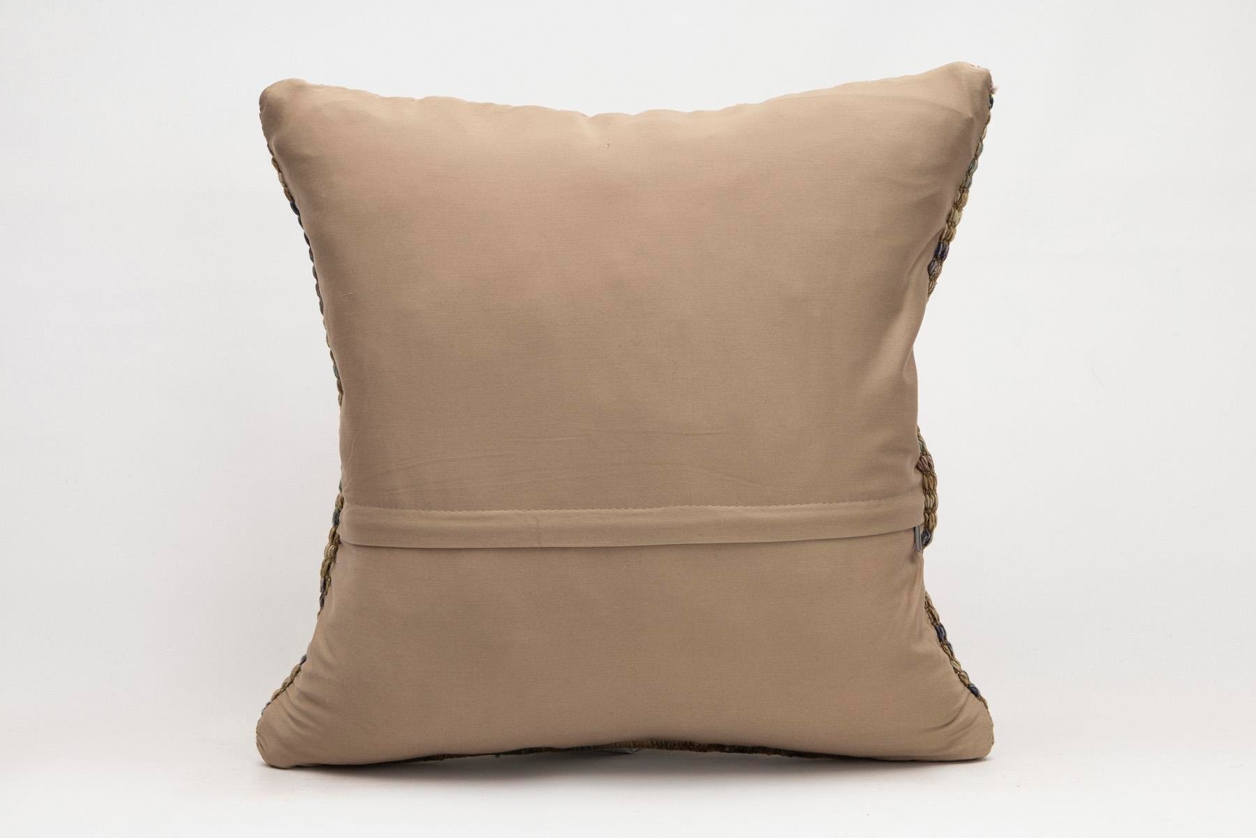 20x20 inches (50x50 cm) Kilim Pillow | KILIM WHOLESALE - Vintage Handmade Pillows - Vintage Handmade Kilim Rugs - It is 100% wool. Artistic and historical rugs. Old handwoven rugs. - Online hand woven rugs and kilim cushions sales. Shipping to a