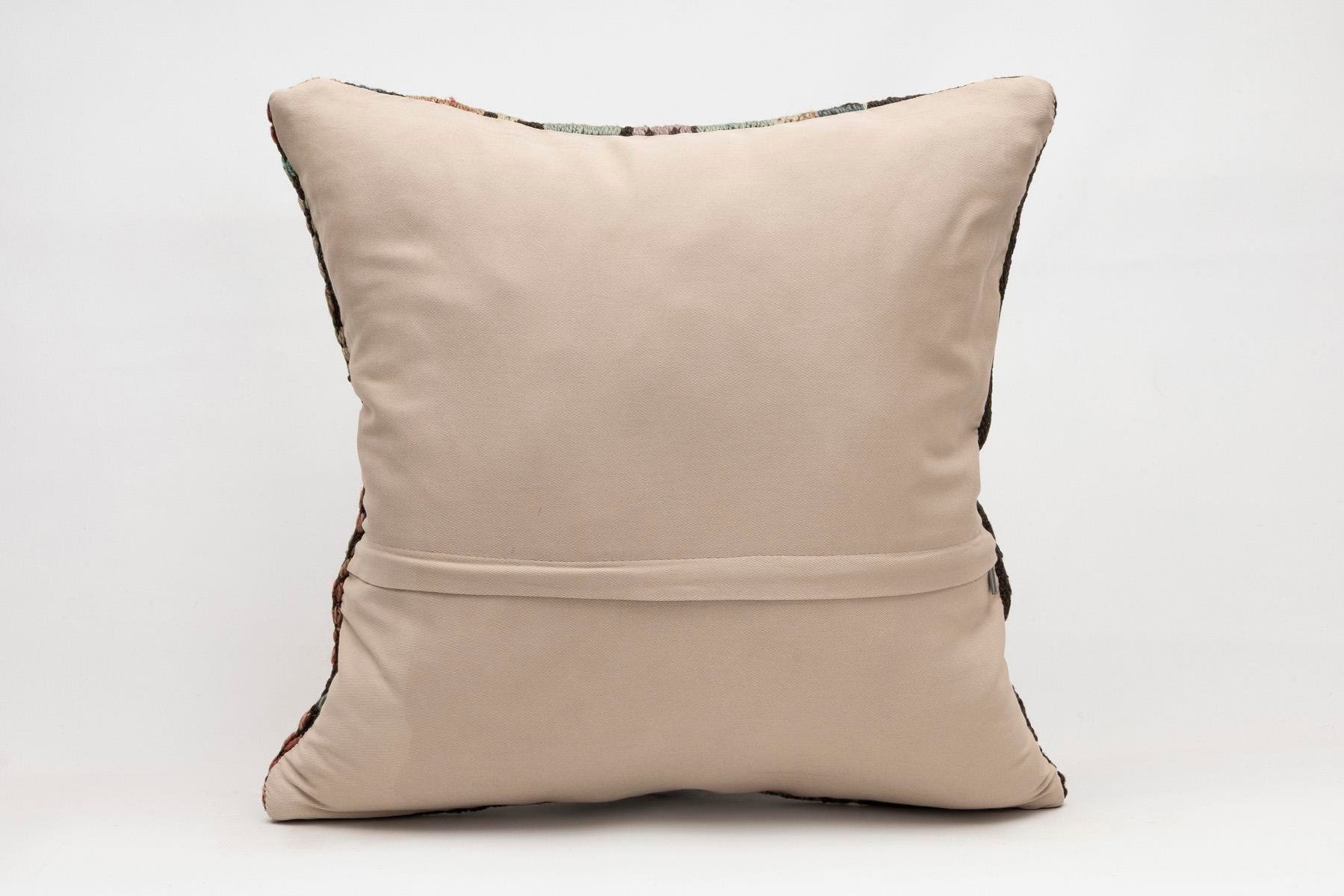 20x20 inches (50x50 cm) Kilim Pillow | KILIM WHOLESALE - Vintage Handmade Pillows - Vintage Handmade Kilim Rugs - It is 100% wool. Artistic and historical rugs. Old handwoven rugs. - Online hand woven rugs and kilim cushions sales. Shipping to a