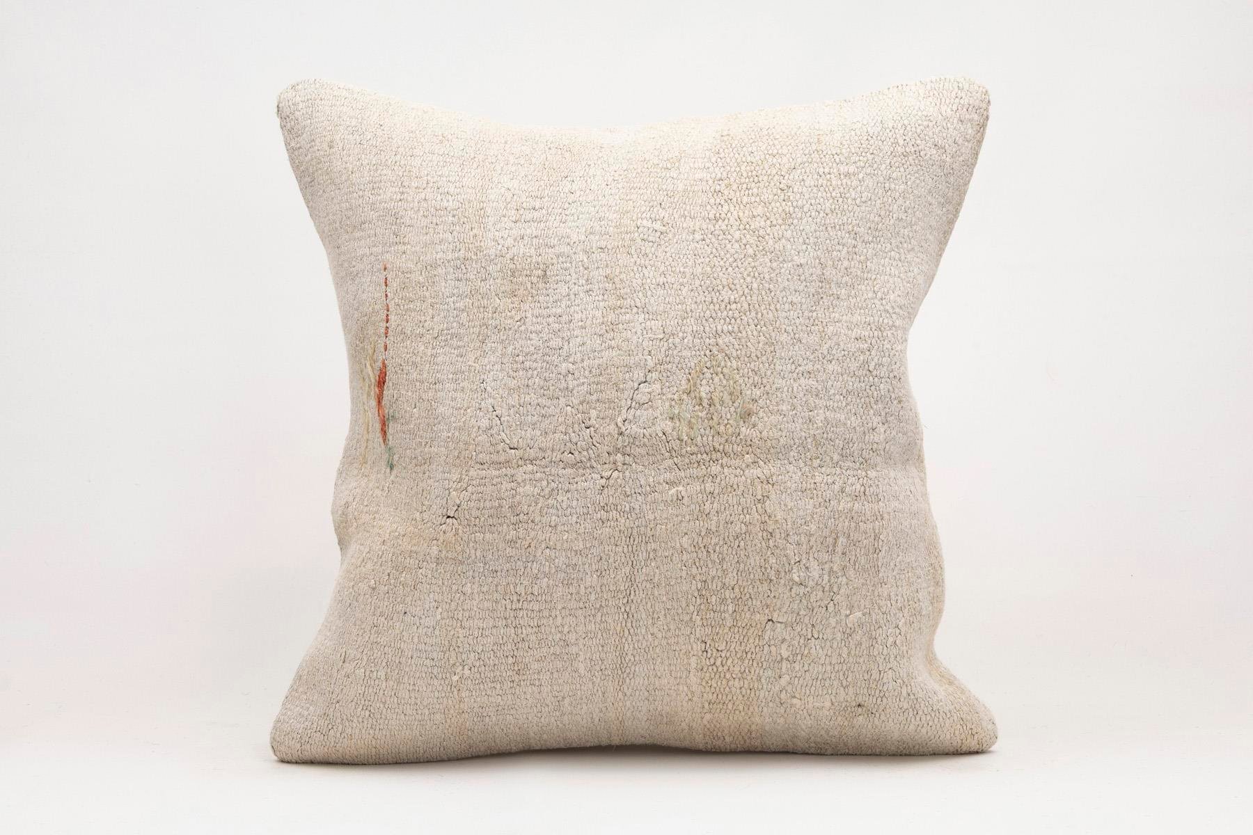 20x20 inches (50x50 cm) Kilim Pillow | KILIM WHOLESALE - Vintage Handmade Pillows - Vintage Handmade Kilim Rugs - It is 100% wool. Artistic and historical rugs. Old handwoven rugs. - Online hand woven rugs and kilim cushions sales. Shipping to a