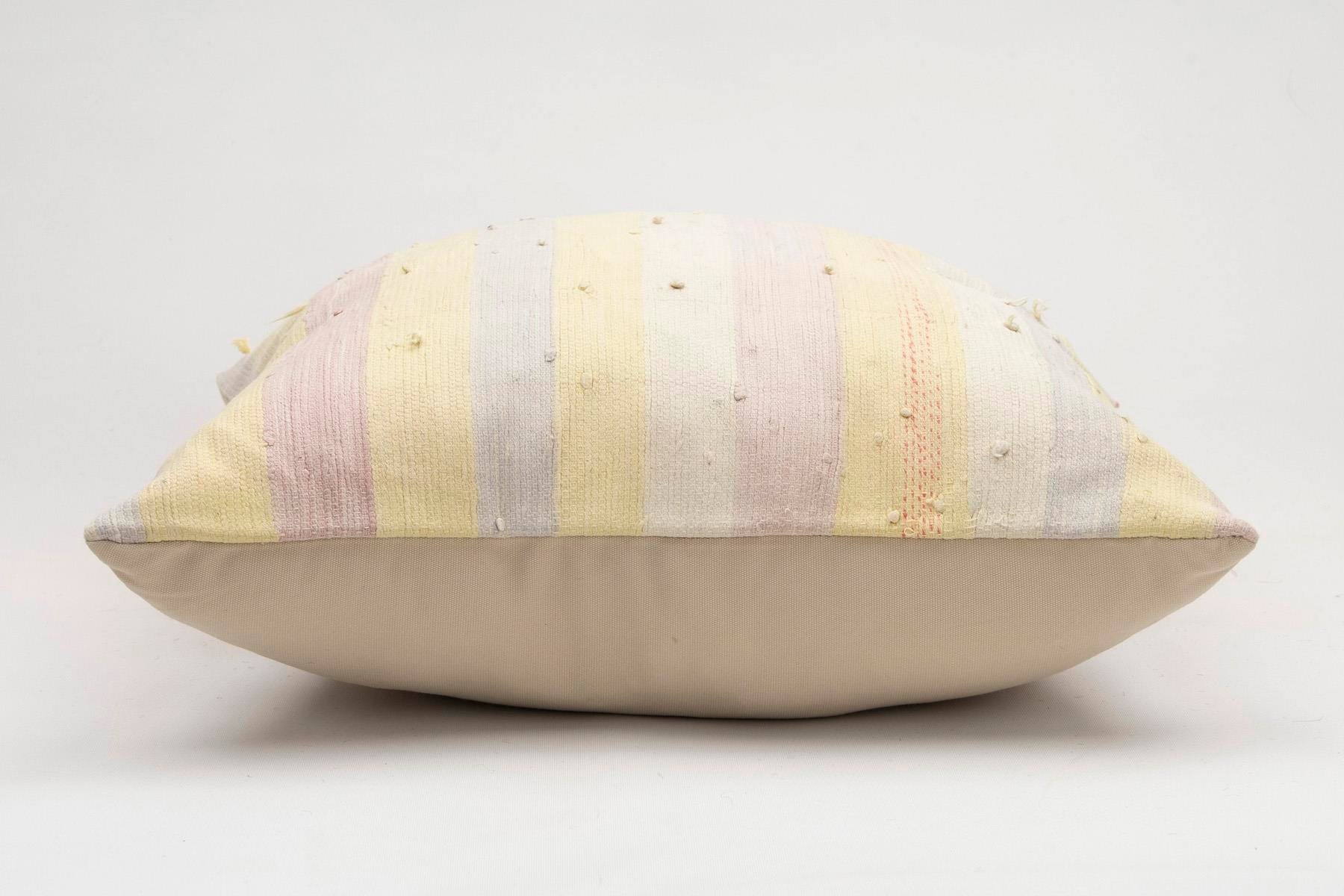 20x20 inches (50x50 cm) Kilim Pillow | KILIM WHOLESALE - Vintage Handmade Pillows - Vintage Handmade Kilim Rugs - It is 100% wool. Artistic and historical rugs. Old handwoven rugs. - Online hand woven rugs and kilim cushions sales. Shipping to a