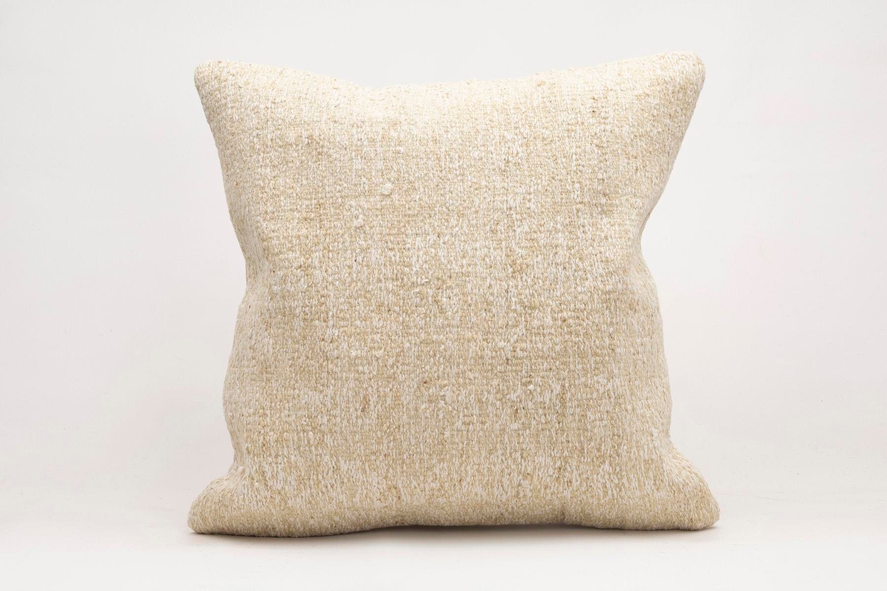 20x20 inches (50x50 cm) Kilim Pillow | KILIM WHOLESALE - Vintage Handmade Pillows - Vintage Handmade Kilim Rugs - It is 100% wool. Artistic and historical rugs. Old handwoven rugs. - Online hand woven rugs and kilim cushions sales. Shipping to a