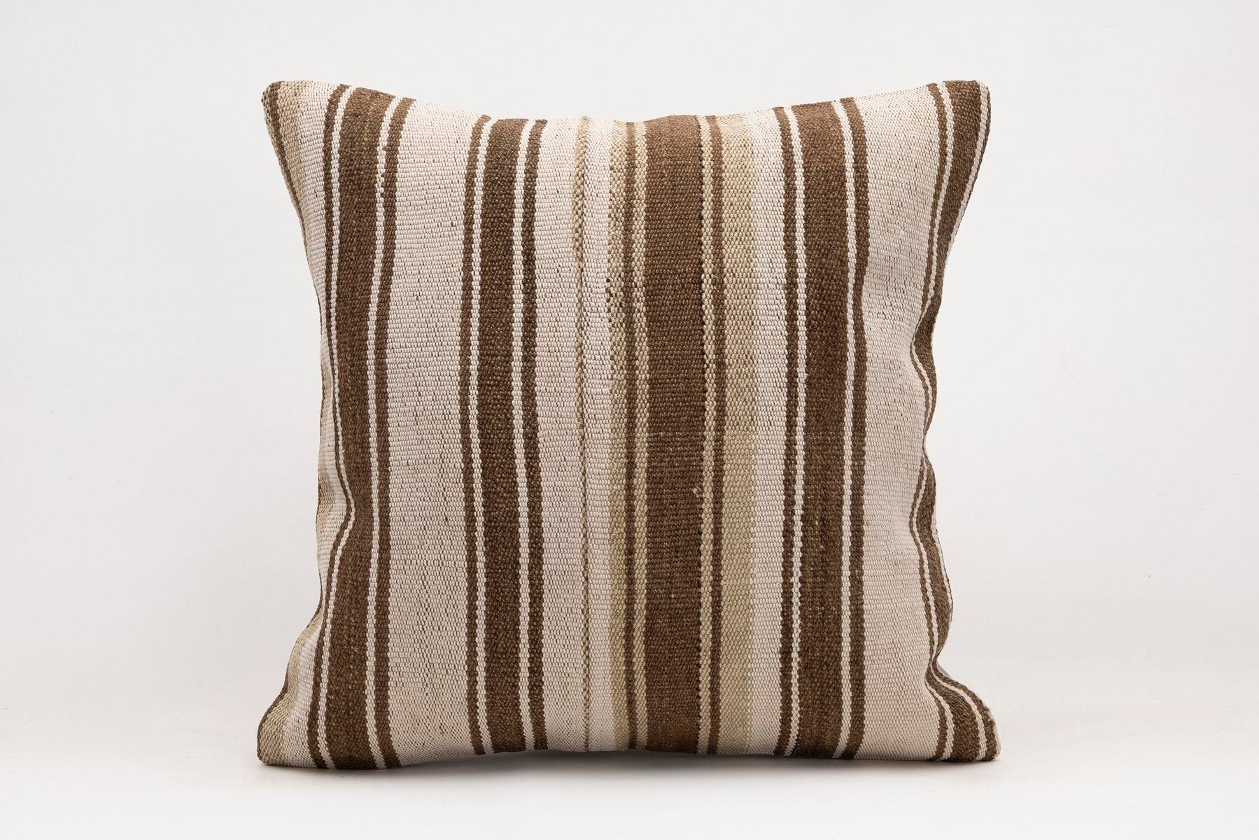 20x20 inches (50x50 cm) Kilim Pillow | KILIM WHOLESALE - Vintage Handmade Pillows - Vintage Handmade Kilim Rugs - It is 100% wool. Artistic and historical rugs. Old handwoven rugs. - Online hand woven rugs and kilim cushions sales. Shipping to a