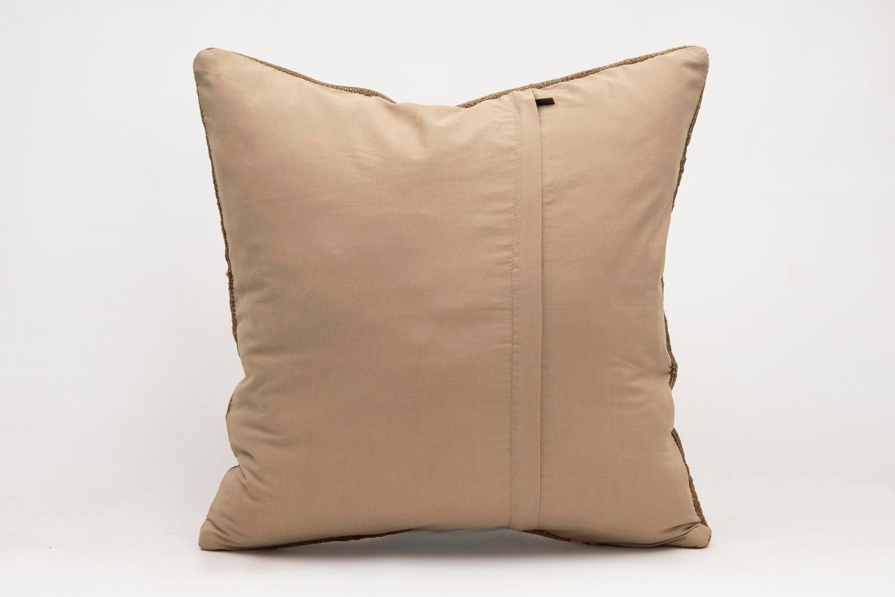 20x20 inches (50x50 cm) Kilim Pillow | KILIM WHOLESALE - Vintage Handmade Pillows - Vintage Handmade Kilim Rugs - It is 100% wool. Artistic and historical rugs. Old handwoven rugs. - Online hand woven rugs and kilim cushions sales. Shipping to a