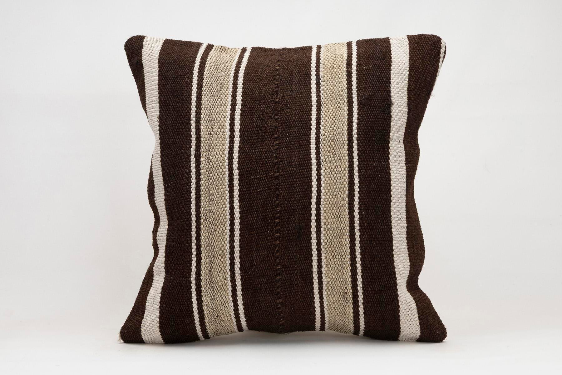 20x20 inches (50x50 cm) Kilim Pillow | KILIM WHOLESALE - Vintage Handmade Pillows - Vintage Handmade Kilim Rugs - It is 100% wool. Artistic and historical rugs. Old handwoven rugs. - Online hand woven rugs and kilim cushions sales. Shipping to a