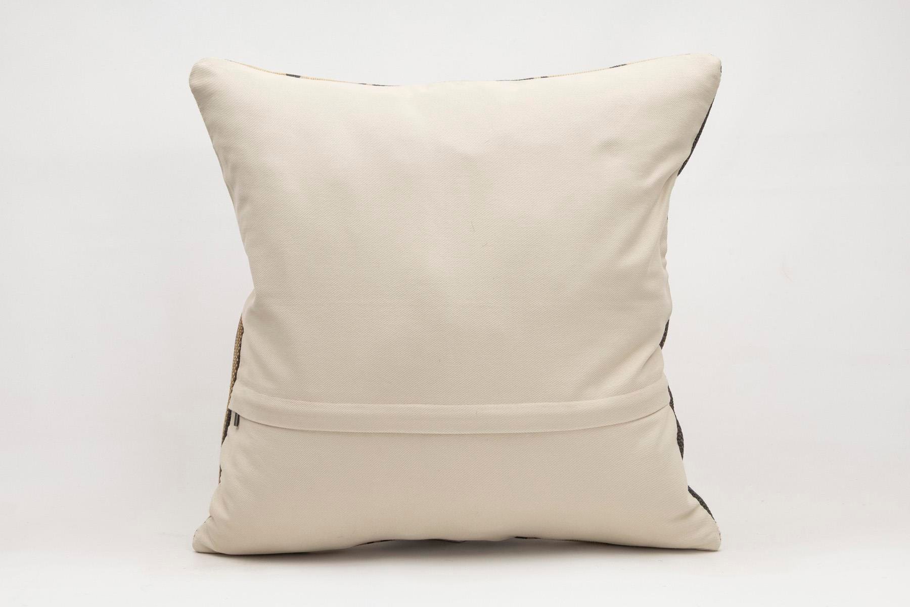 20x20 inches (50x50 cm) Kilim Pillow | KILIM WHOLESALE - Vintage Handmade Pillows - Vintage Handmade Kilim Rugs - It is 100% wool. Artistic and historical rugs. Old handwoven rugs. - Online hand woven rugs and kilim cushions sales. Shipping to a