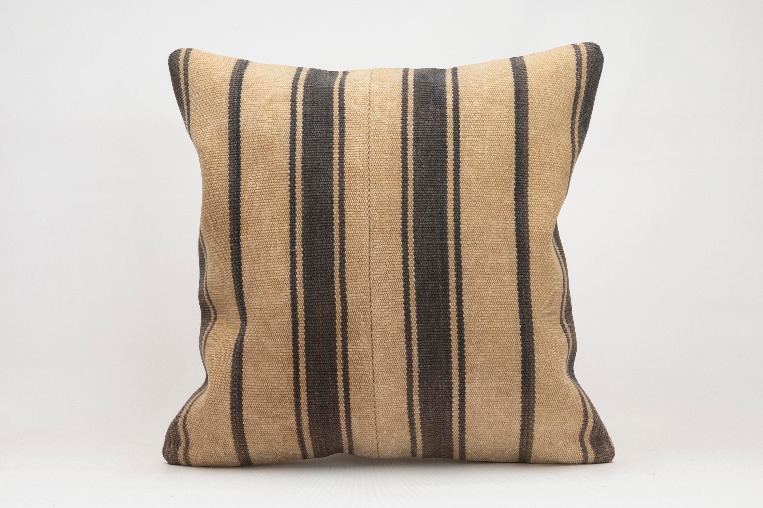 20x20 inches (50x50 cm) Kilim Pillow | KILIM WHOLESALE - Vintage Handmade Pillows - Vintage Handmade Kilim Rugs - It is 100% wool. Artistic and historical rugs. Old handwoven rugs. - Online hand woven rugs and kilim cushions sales. Shipping to a