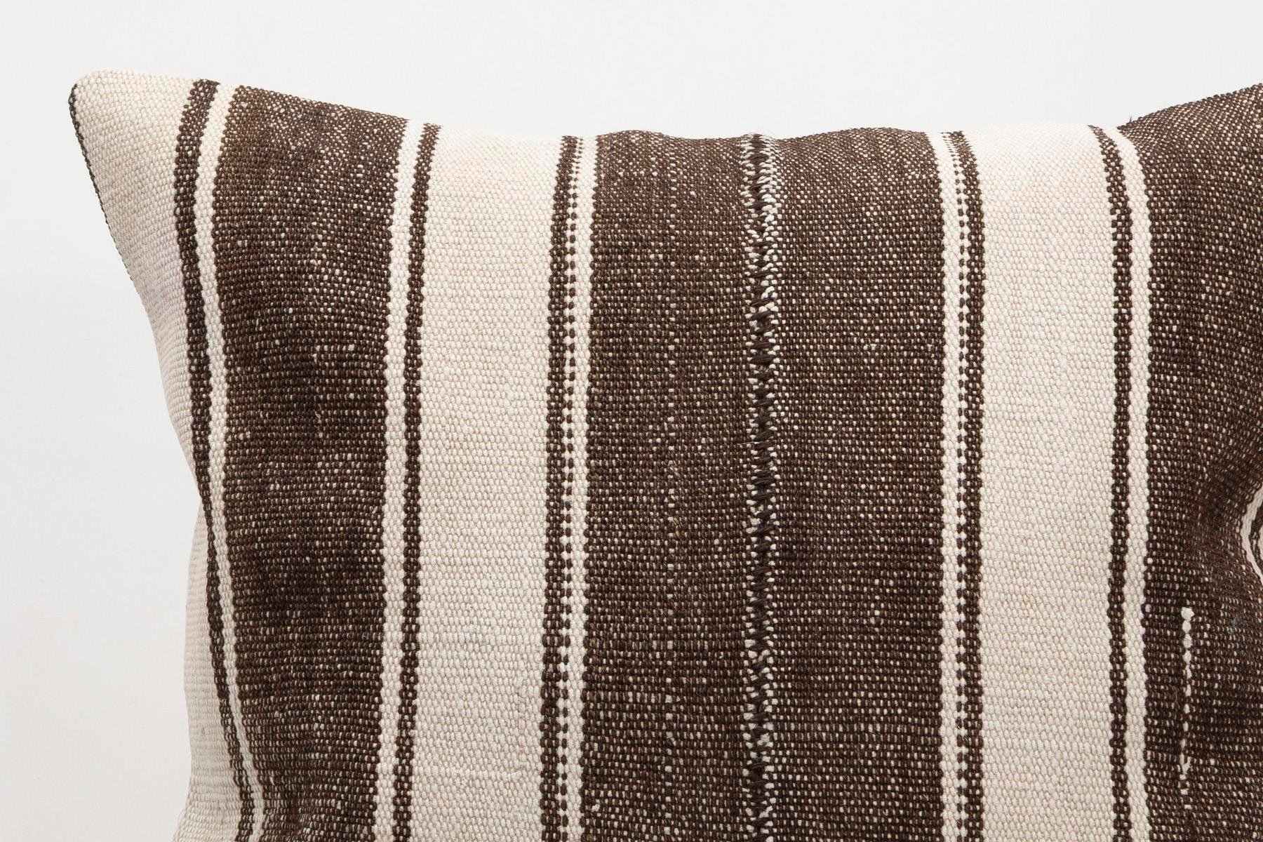 20x20 inches (50x50 cm) Kilim Pillow | KILIM WHOLESALE - Vintage Handmade Pillows - Vintage Handmade Kilim Rugs - It is 100% wool. Artistic and historical rugs. Old handwoven rugs. - Online hand woven rugs and kilim cushions sales. Shipping to a