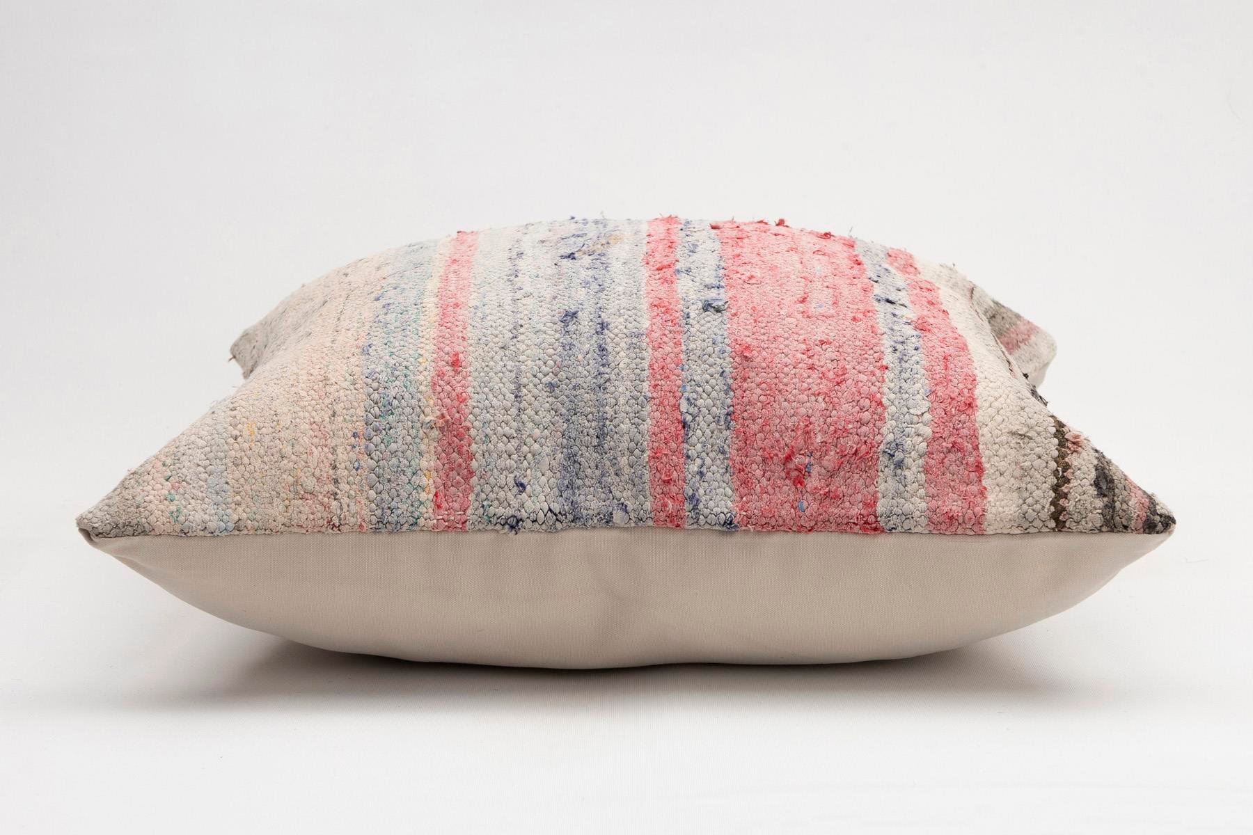 20x20 inches (50x50 cm) Kilim Pillow | KILIM WHOLESALE - Vintage Handmade Pillows - Vintage Handmade Kilim Rugs - It is 100% wool. Artistic and historical rugs. Old handwoven rugs. - Online hand woven rugs and kilim cushions sales. Shipping to a